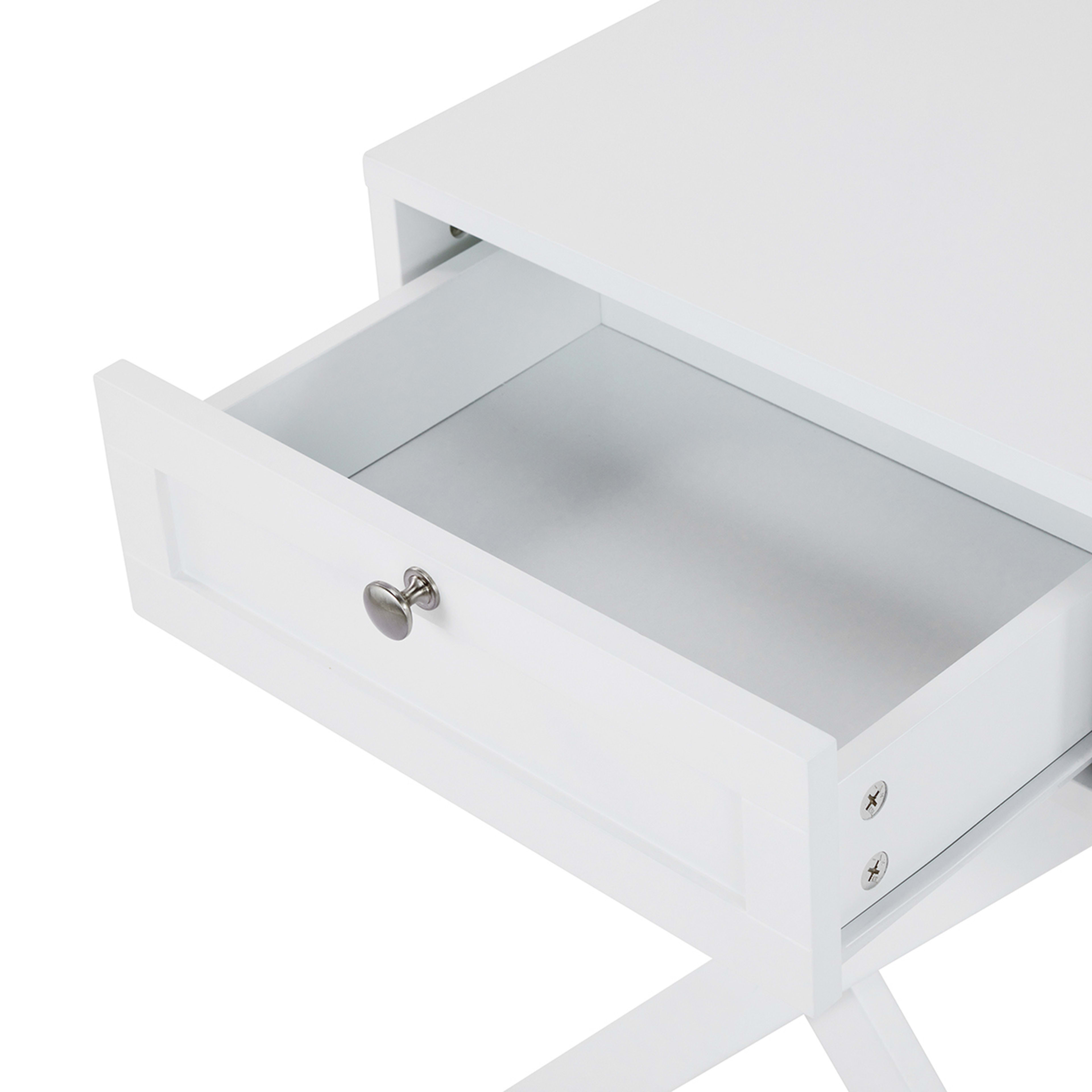 7 Hamptons Bedside Table with Drawer, 7 of 10