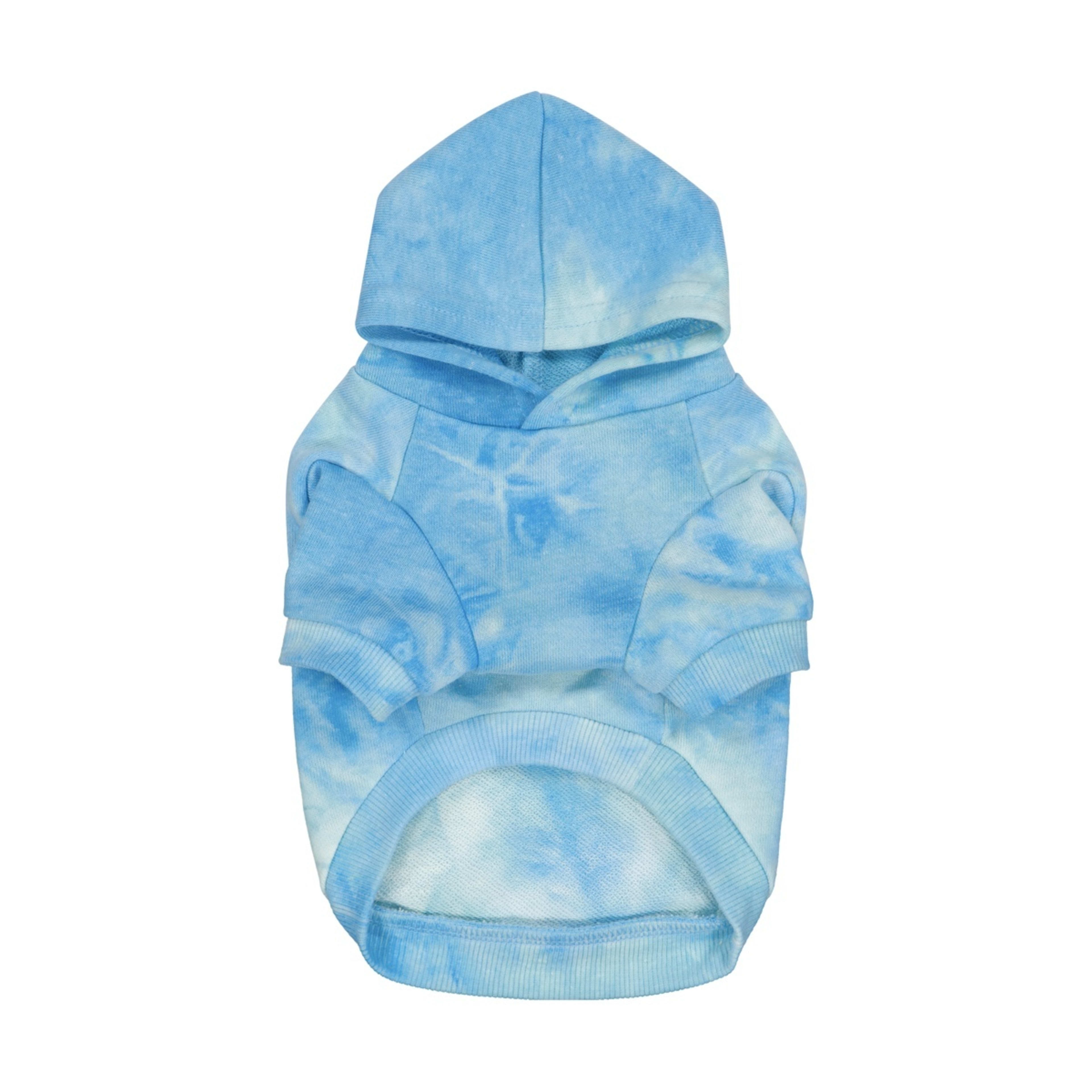 6 Pet Hoodie Tie-Dye - Small, Blue, 6 of 10