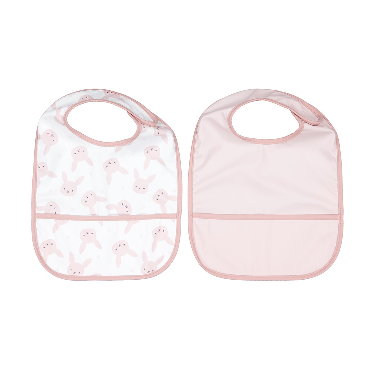 2 Pack Food Catching Bibs - Bunny - Kmart