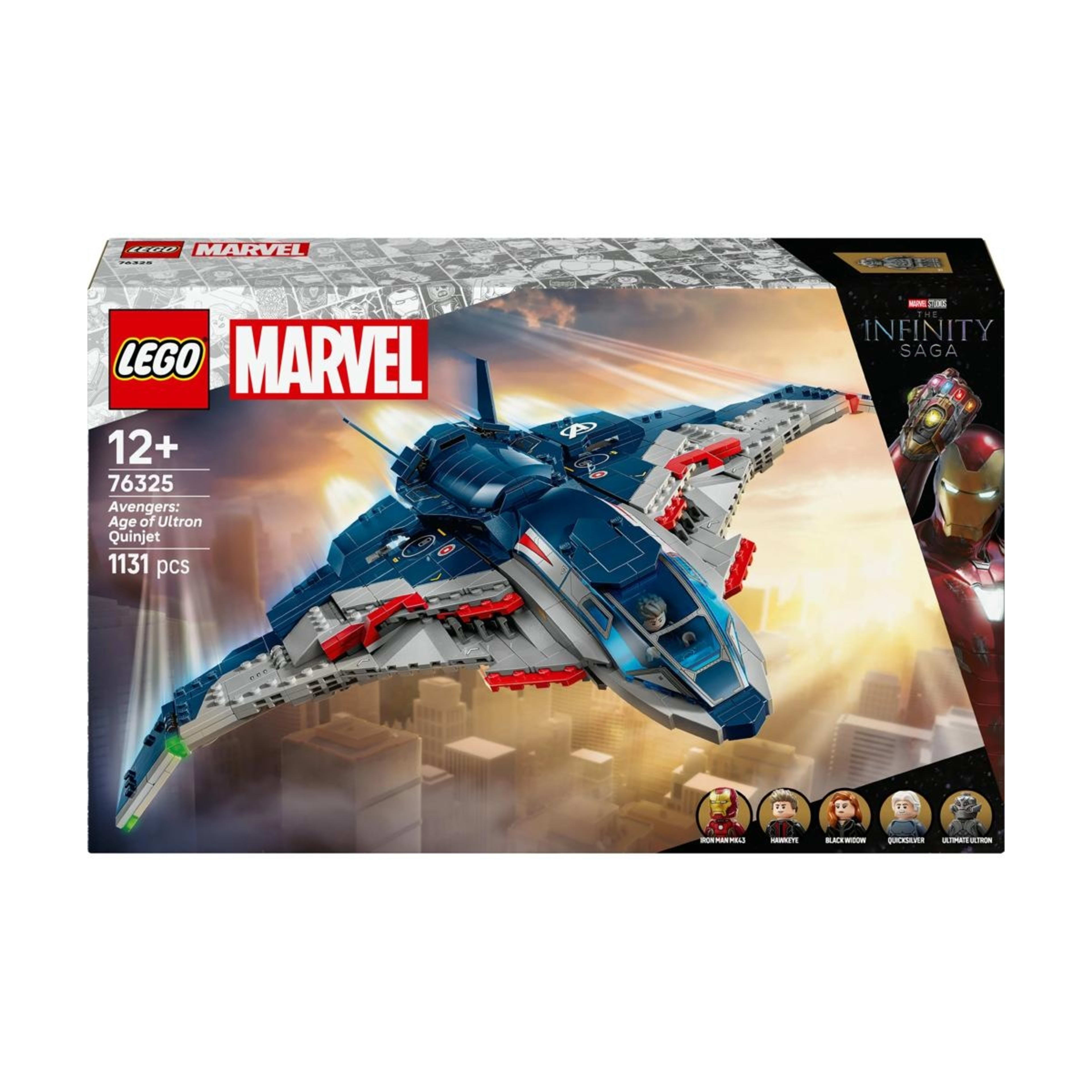 1 LEGO Marvel Super Heroes Avengers: Age of Ultron Quinjet 76325, 1 of 10