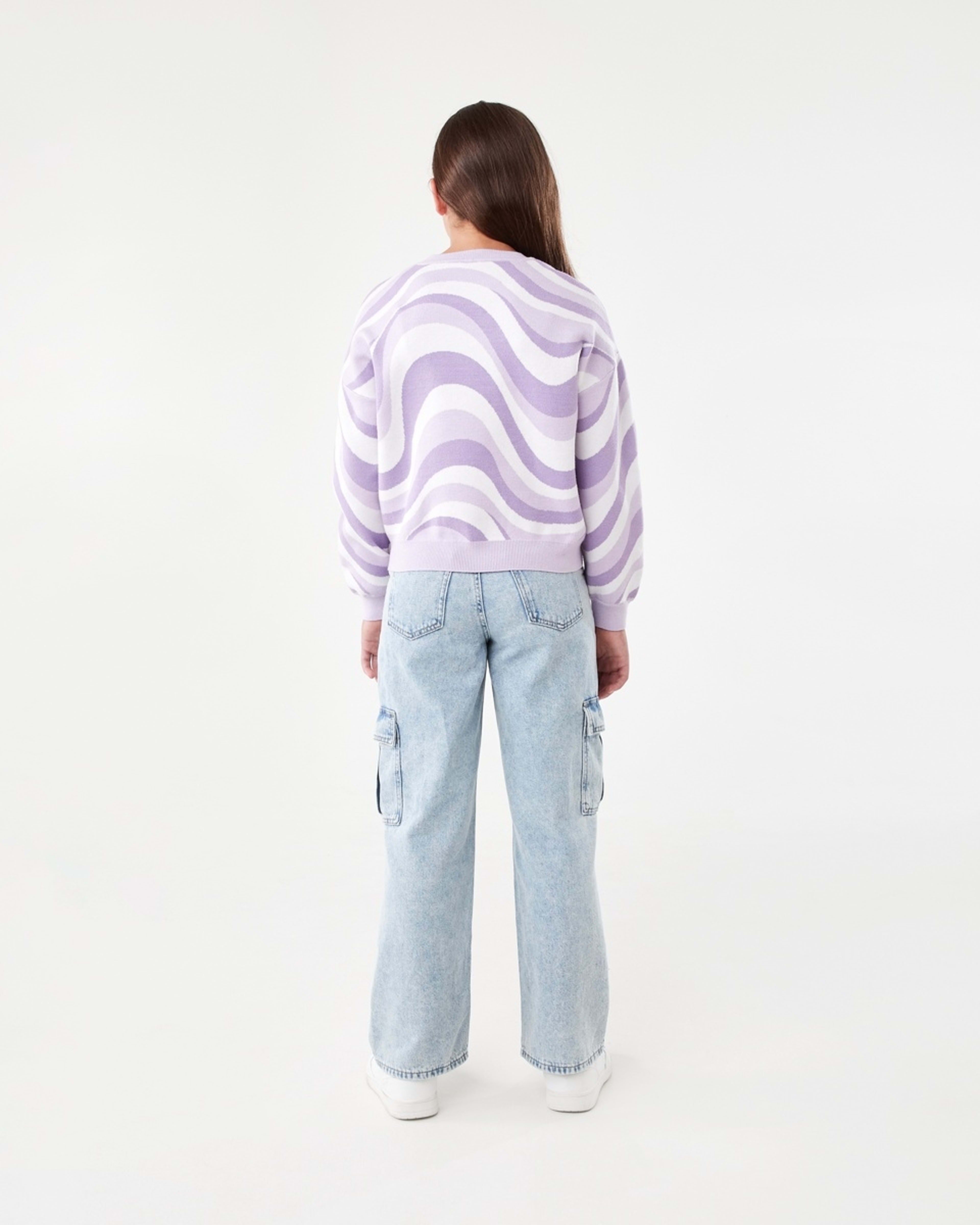 6 Jacquard Knit Top Marble, 6 of 8