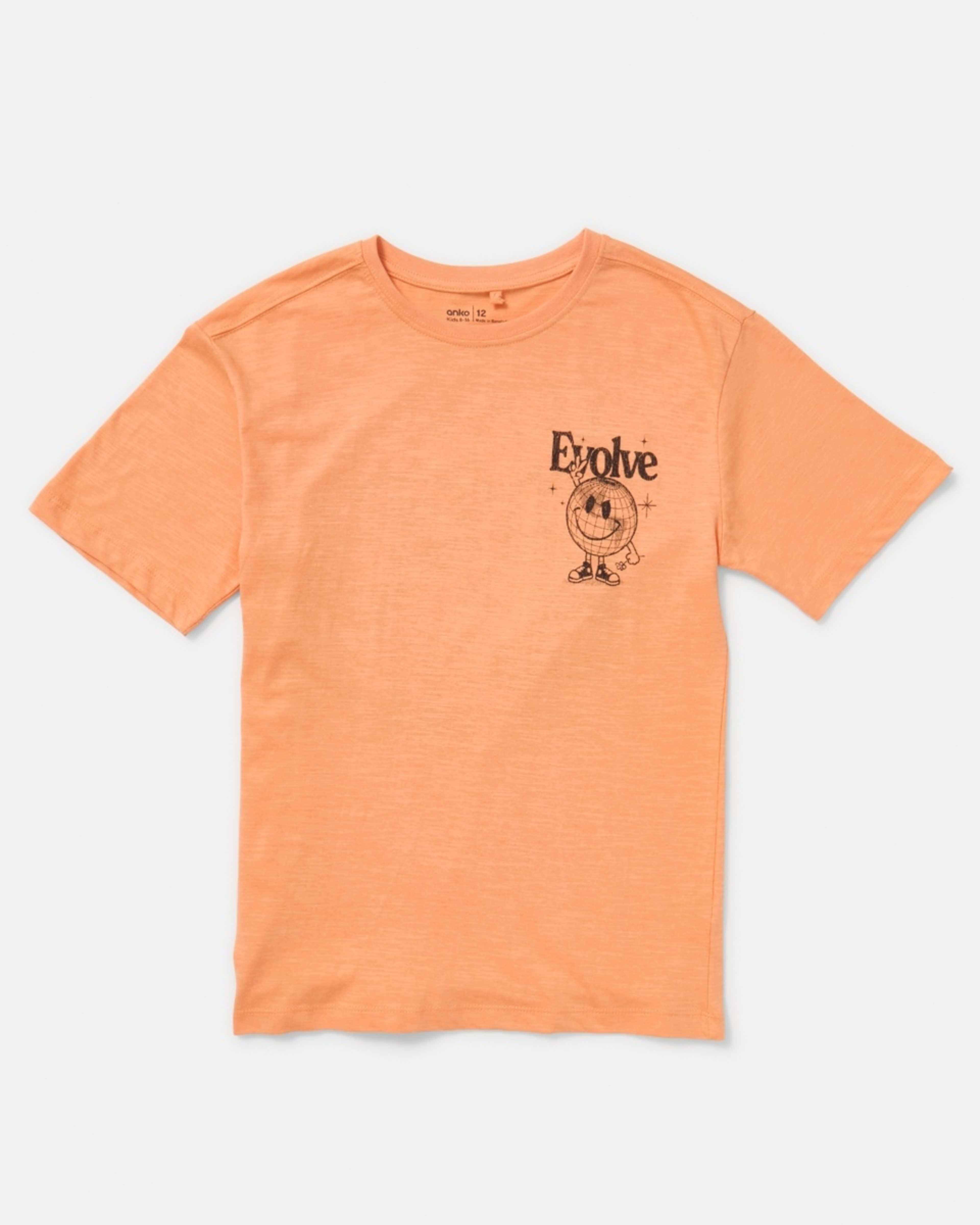8 Short Sleeve Back Print T-shirt Org Evolve, 8 of 9