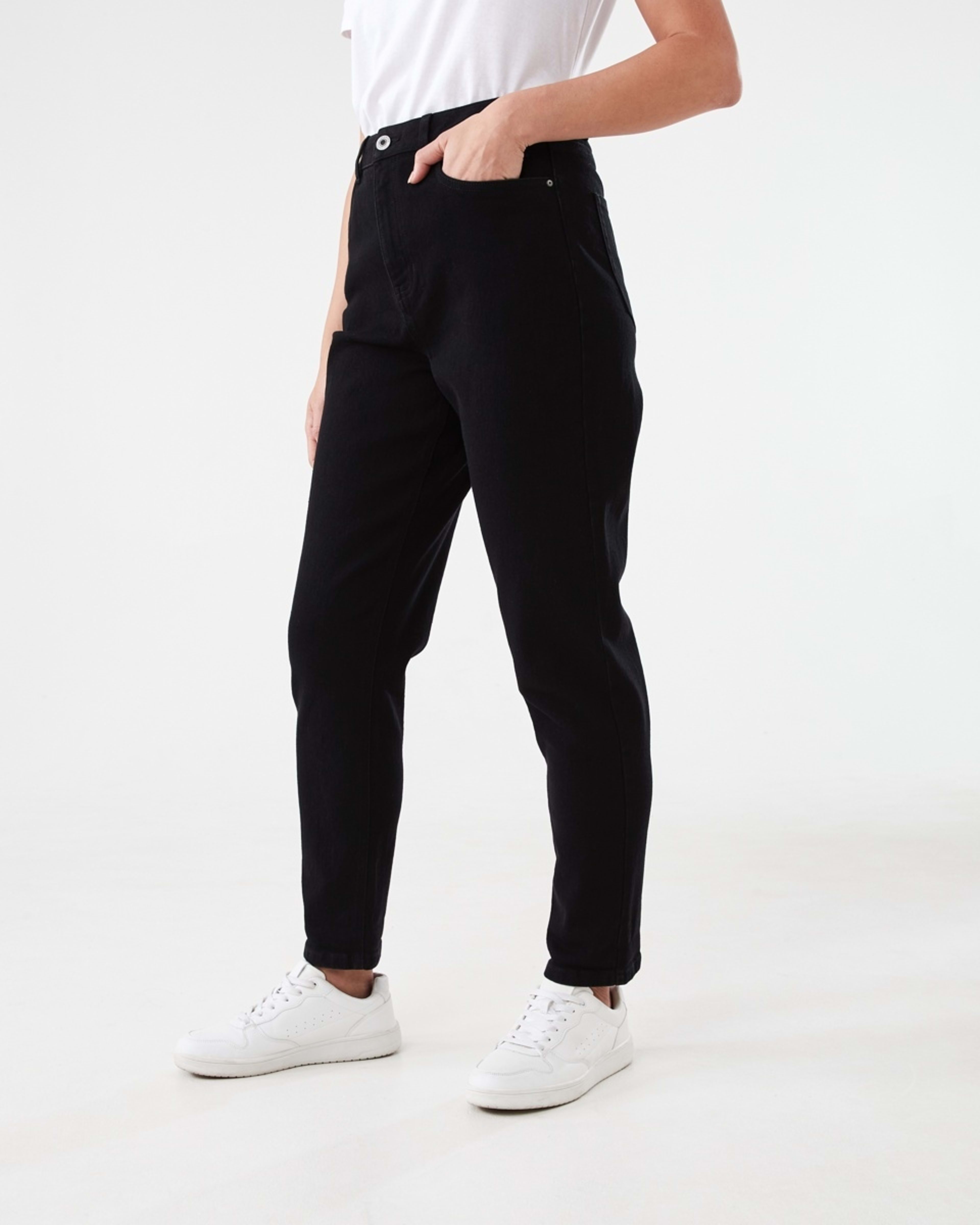 2 Mum Jeans BLACK WASH, 2 of 5