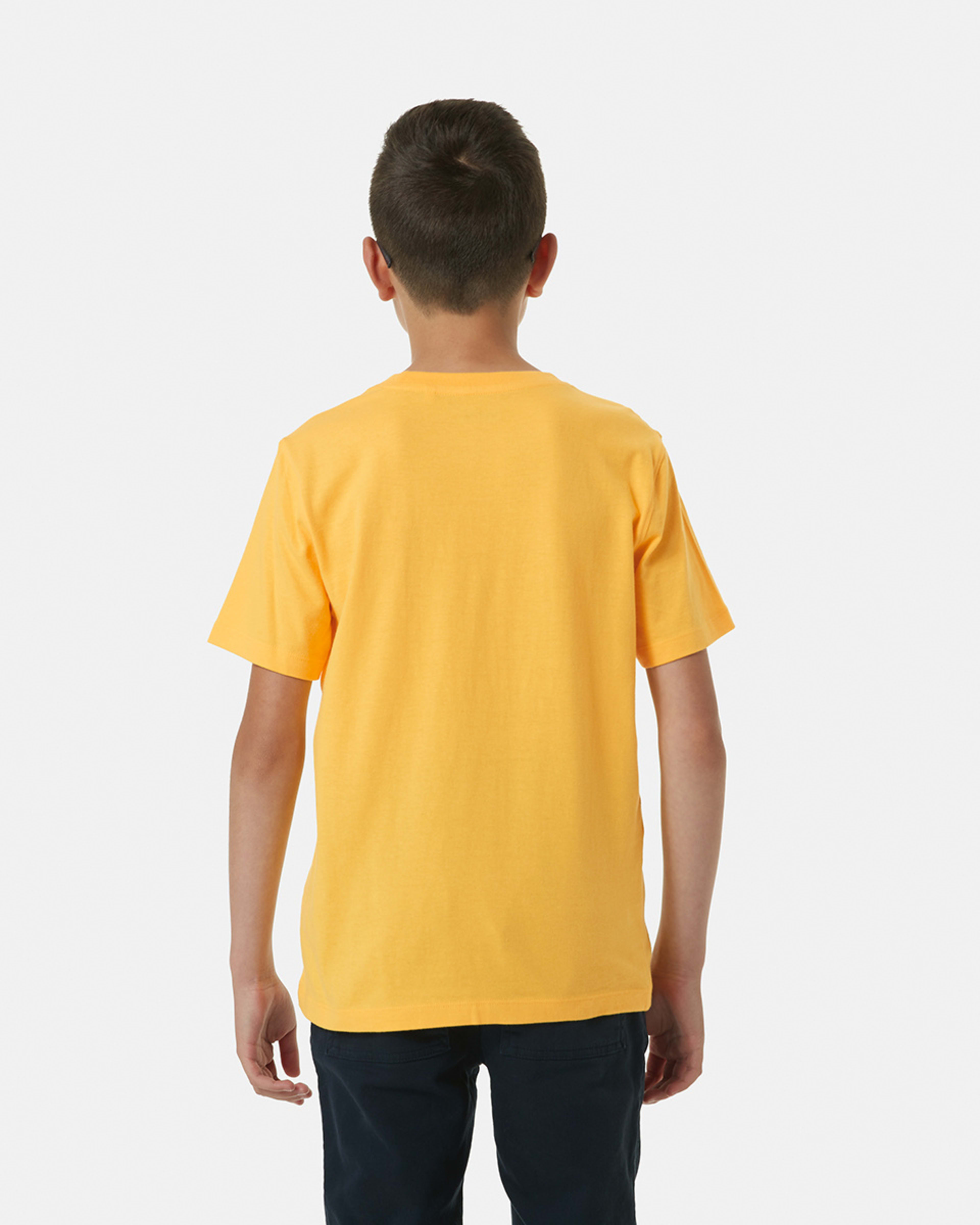 2 Short Sleeve Plain T-shirt LEMON CHROME, 2 of 8
