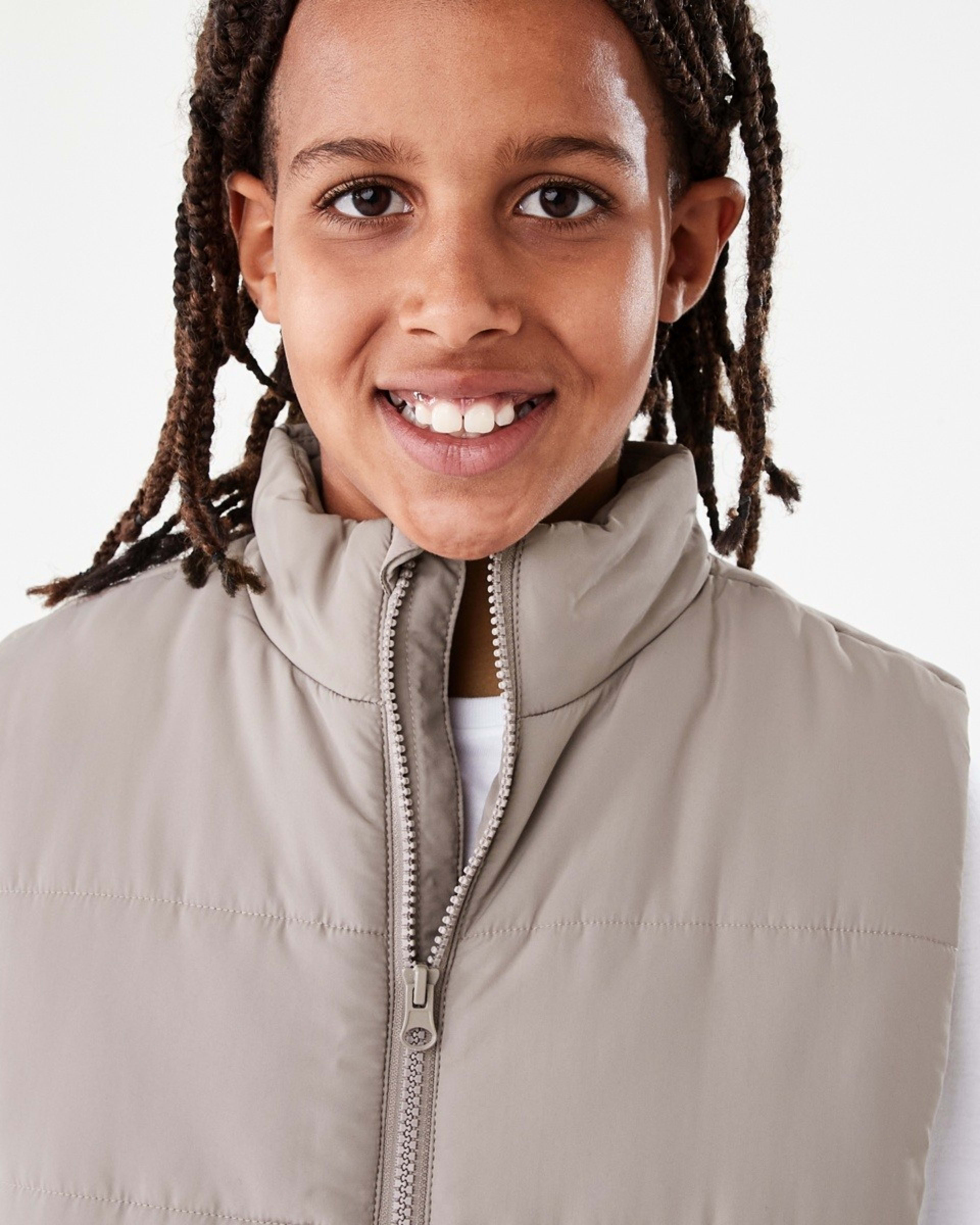 4 Basic Puffer Vest Moon Rock, 4 of 10