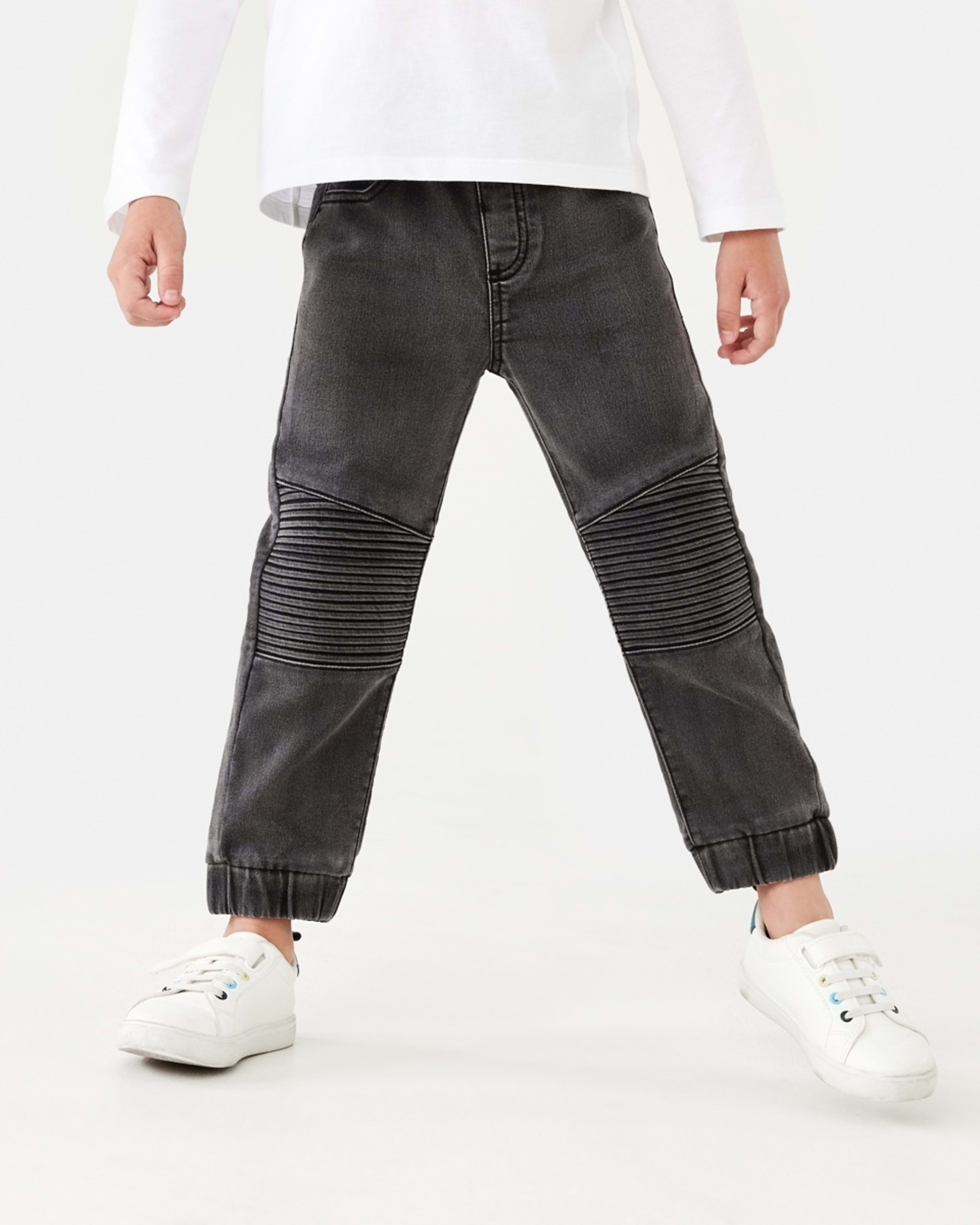 1 Moto Denim Jeans Black Light Wash