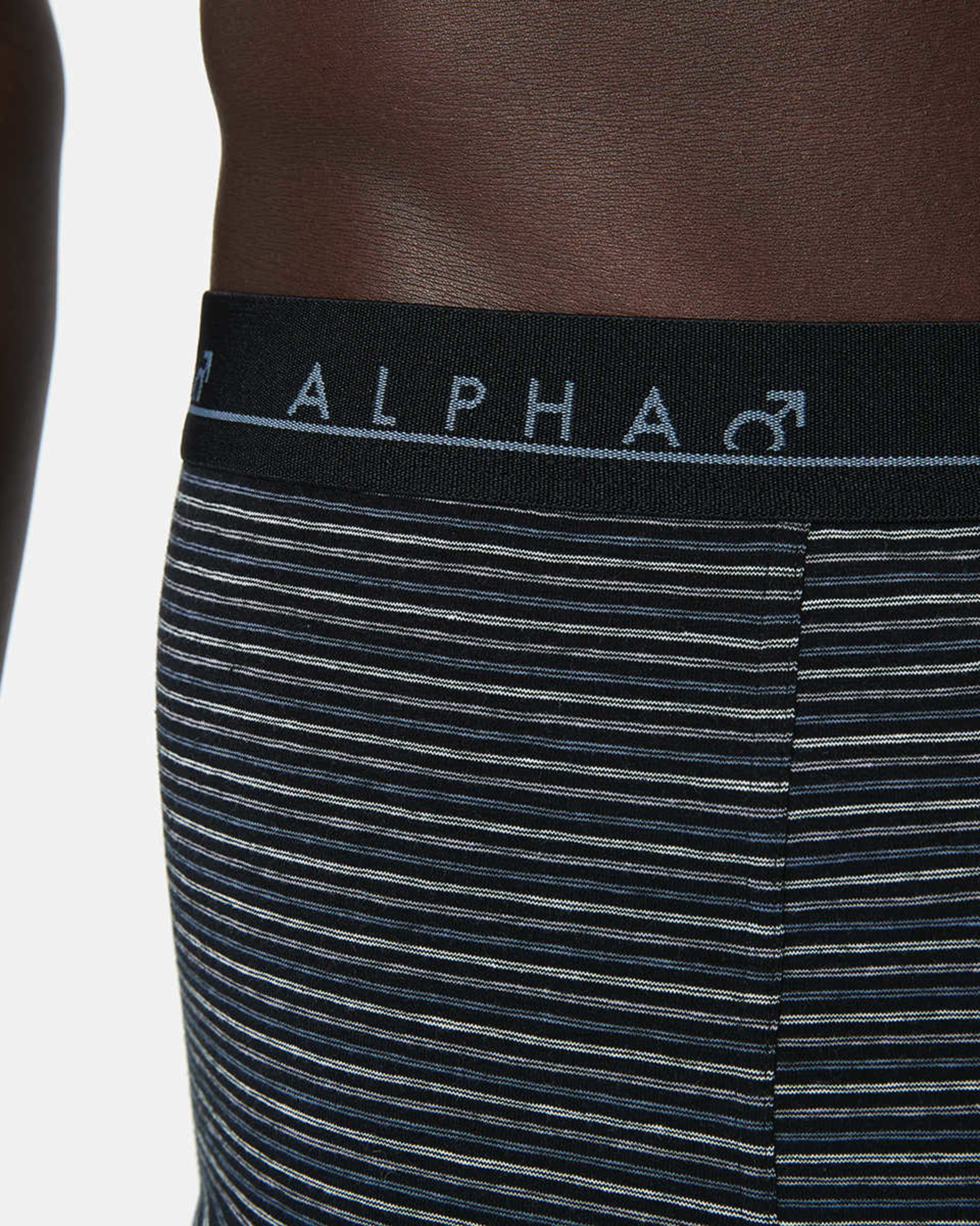 9 5 Pack Stripe and Plain Trunks BLACK BLUE GREY MULTI, 9 of 10