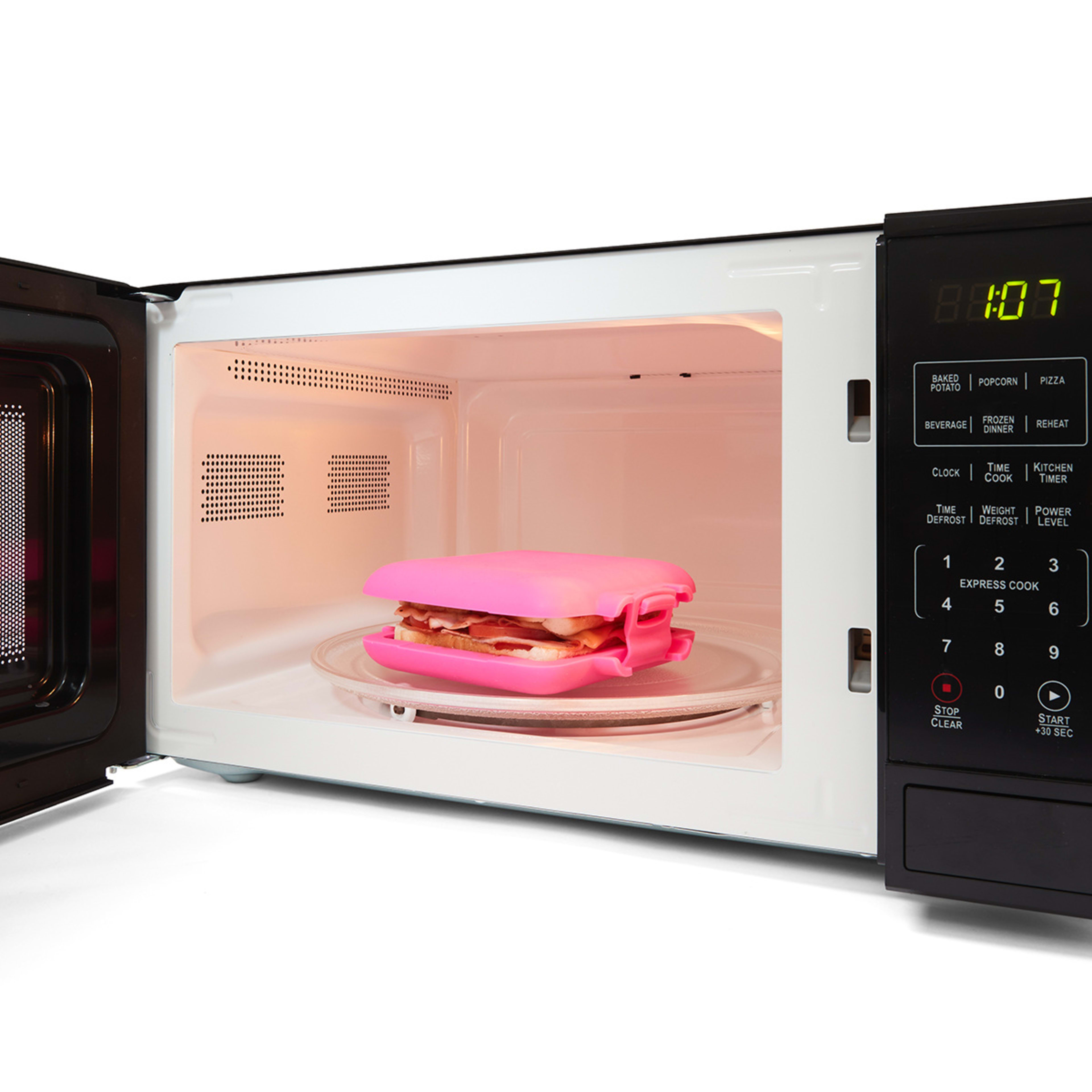 Microwave Toastie Maker Pink Kmart NZ