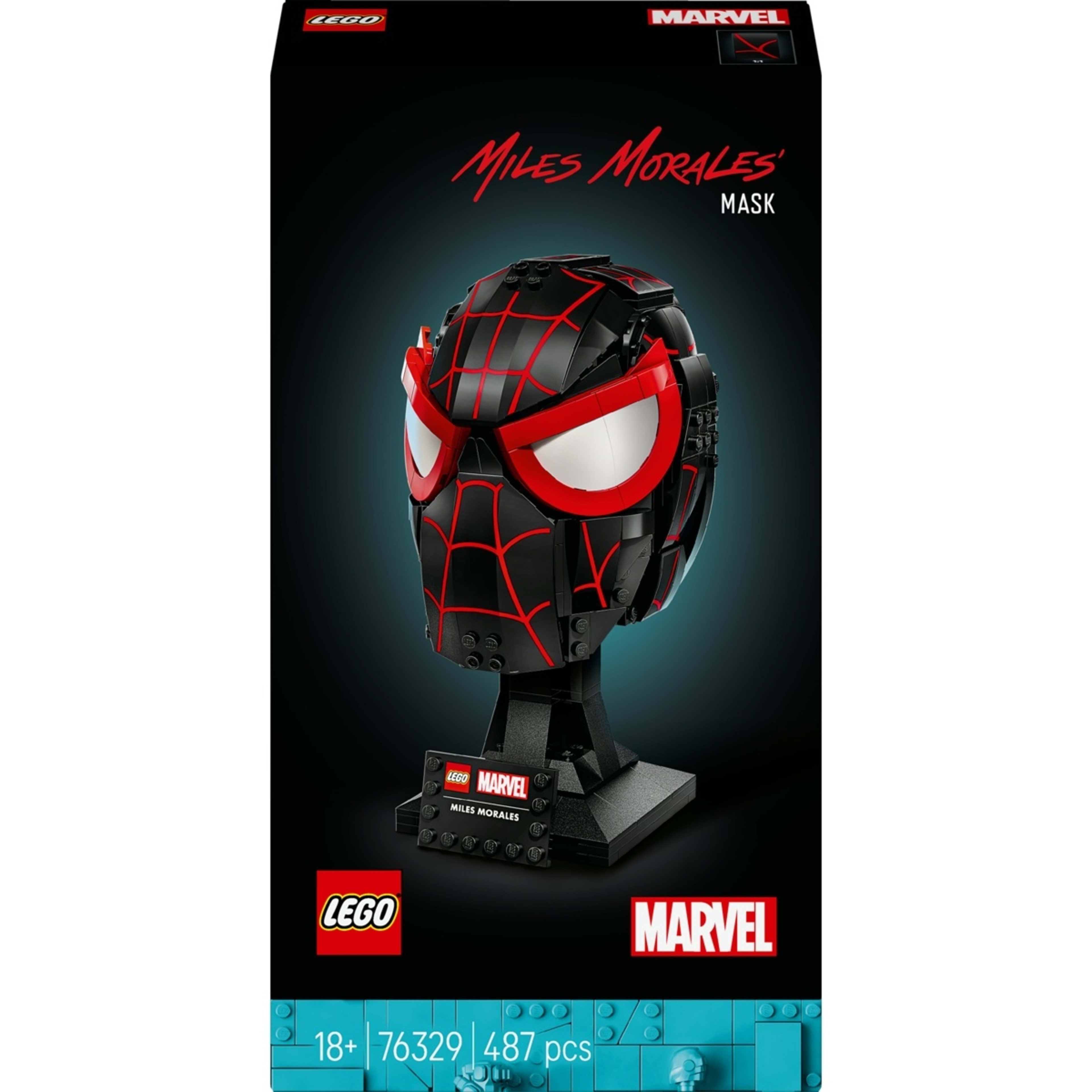 1 LEGO Marvel Miles Morales’ Mask 76329