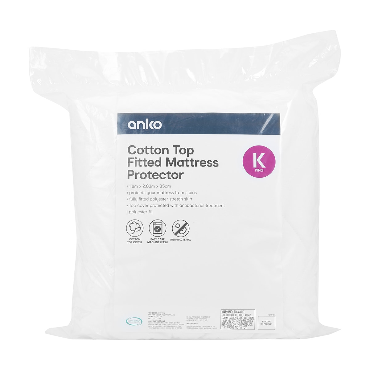 single bed waterproof mattress protector kmart