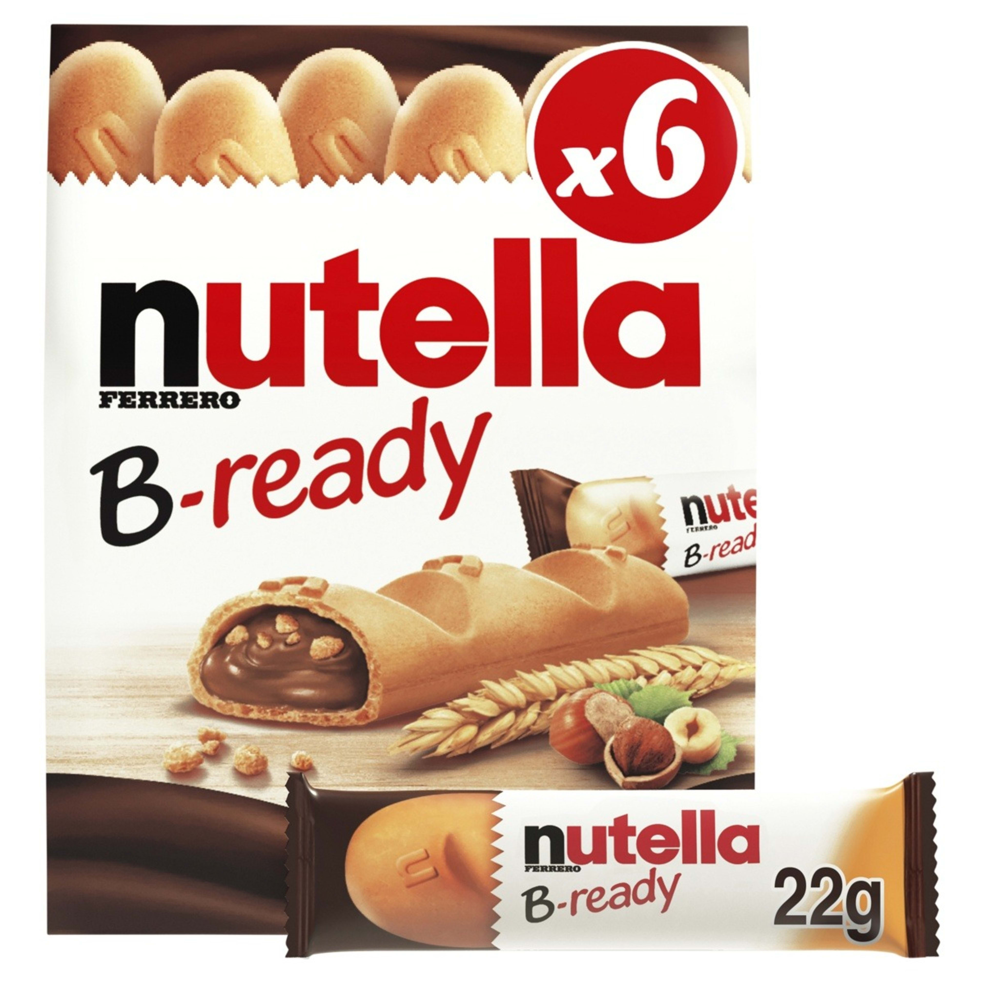 1 6 Piece Ferrero Nutella B-Ready 132g