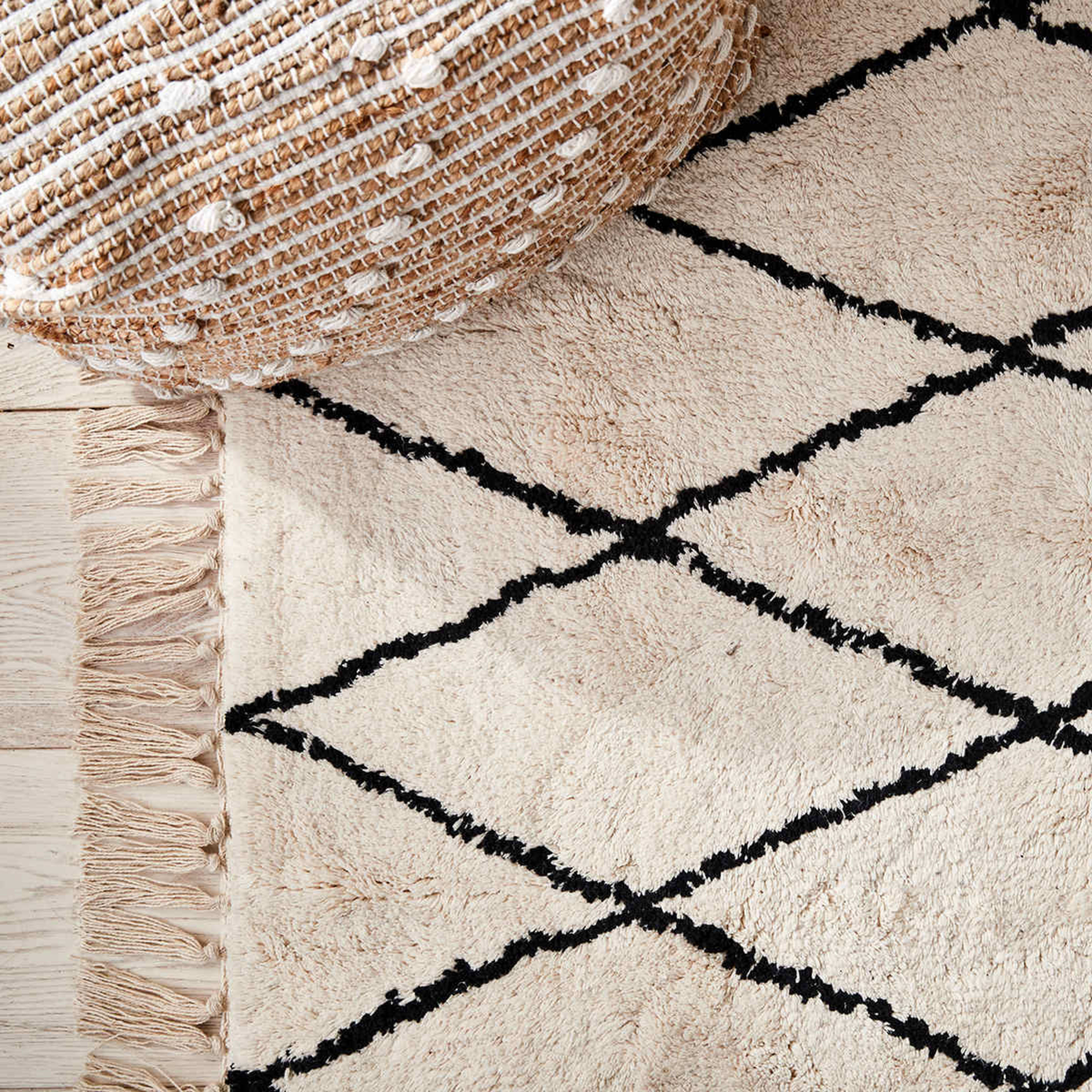 Diamond Shaggy Rug Extra Large Kmart