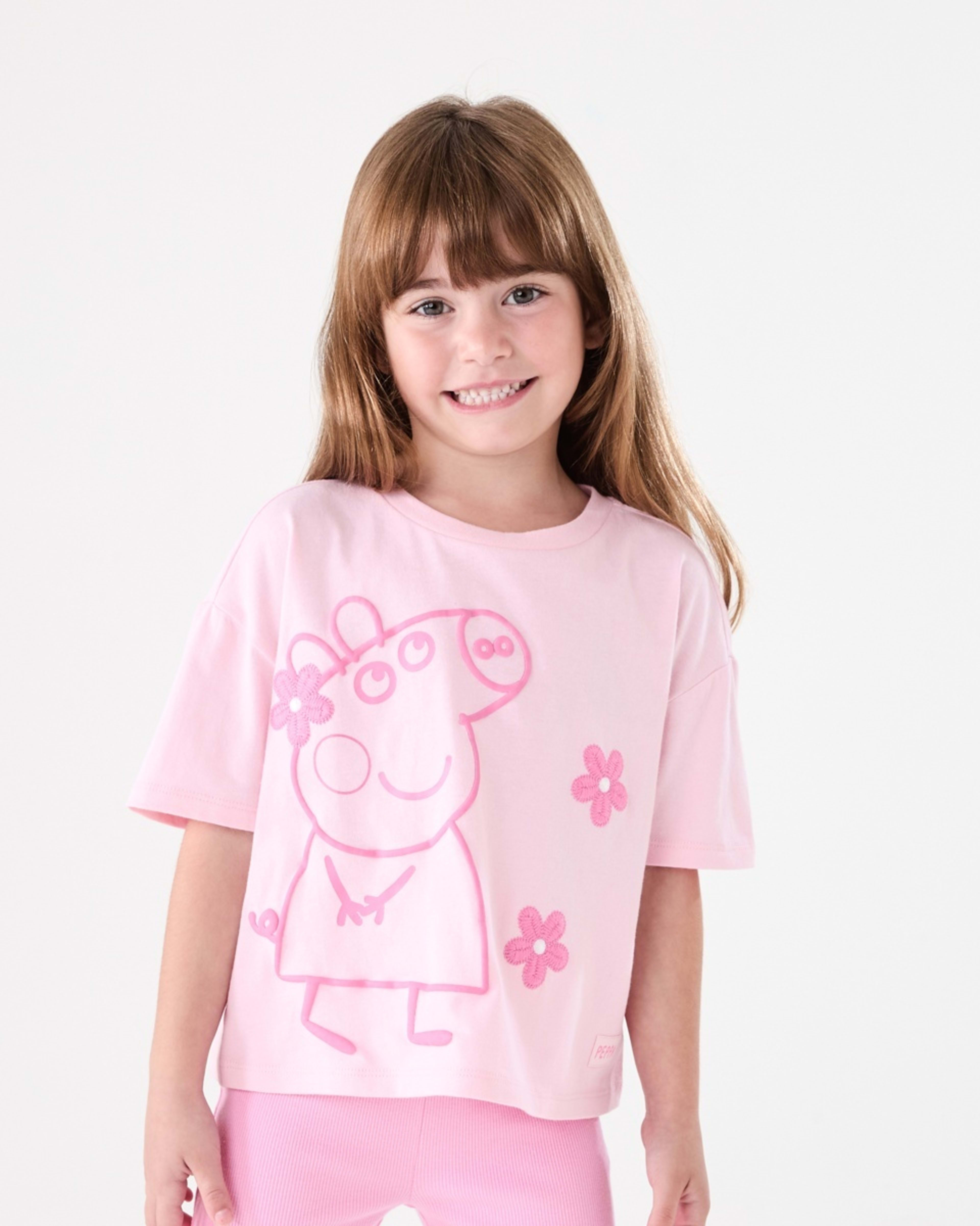 1 Peppa Pig License Short Sleeve T-shirt PEPPA PIG TEE, 1 of 6