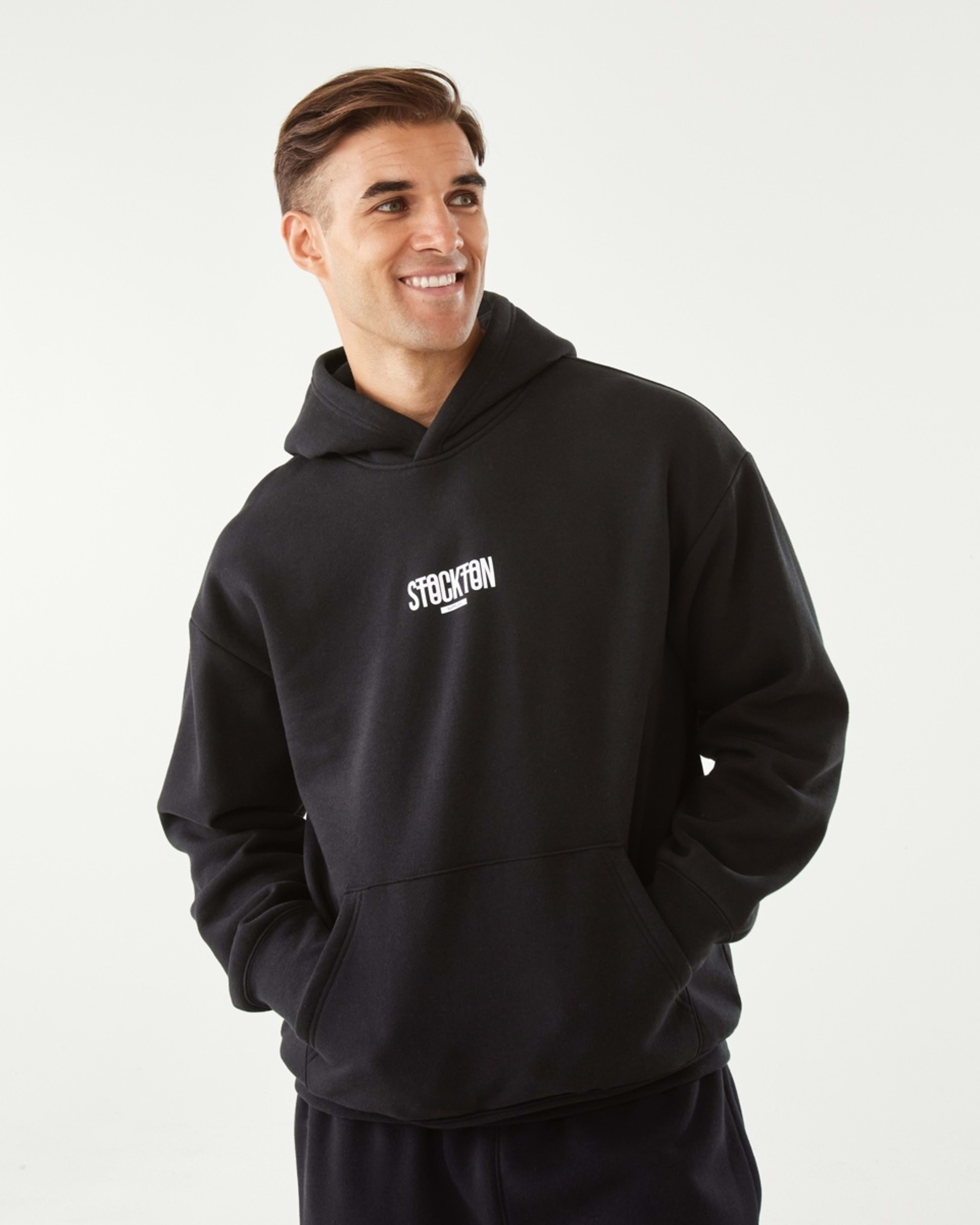 1 Oversized Hoodie Black, 1 of 8