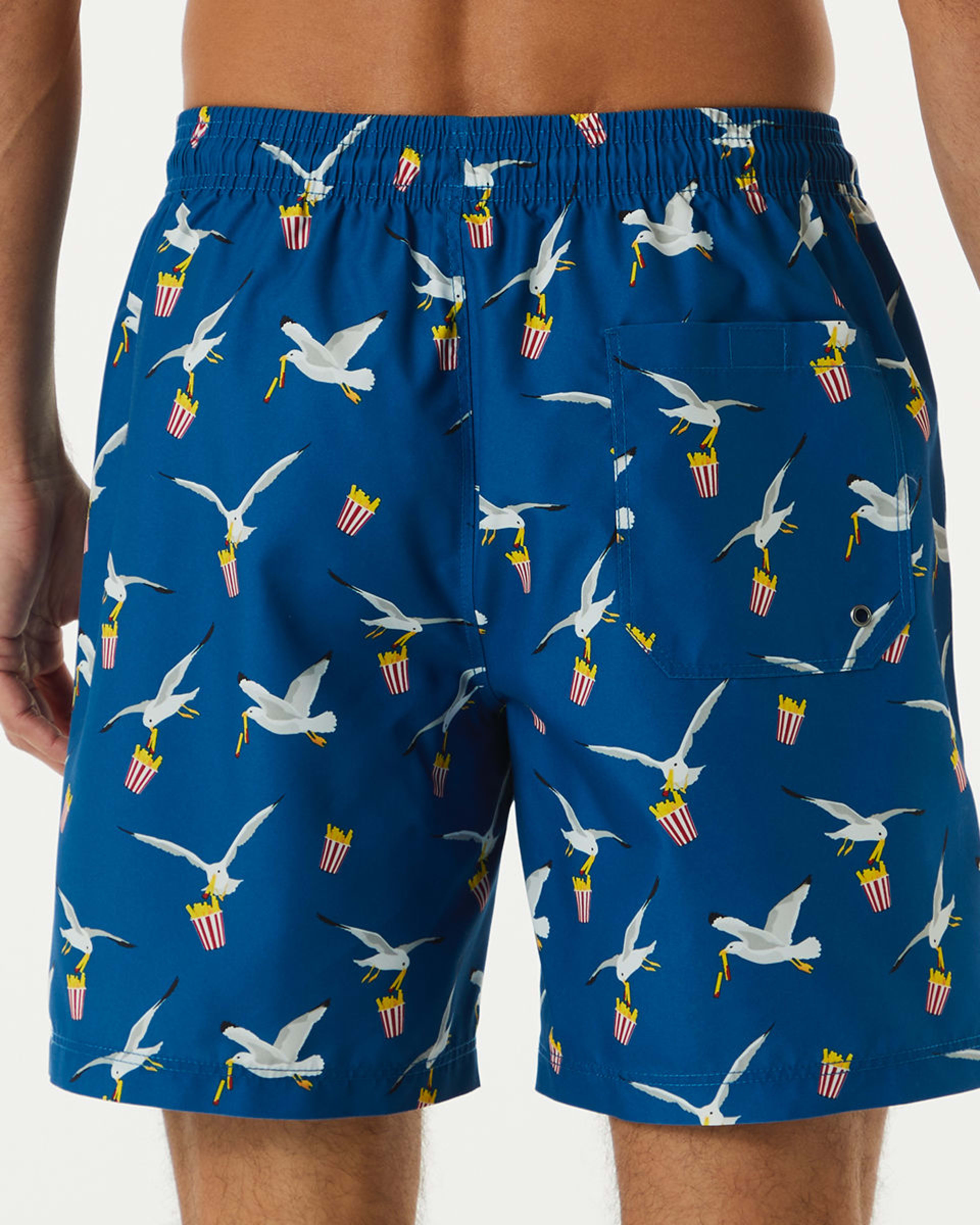 Mid Length Print Swim Shorts Kmart