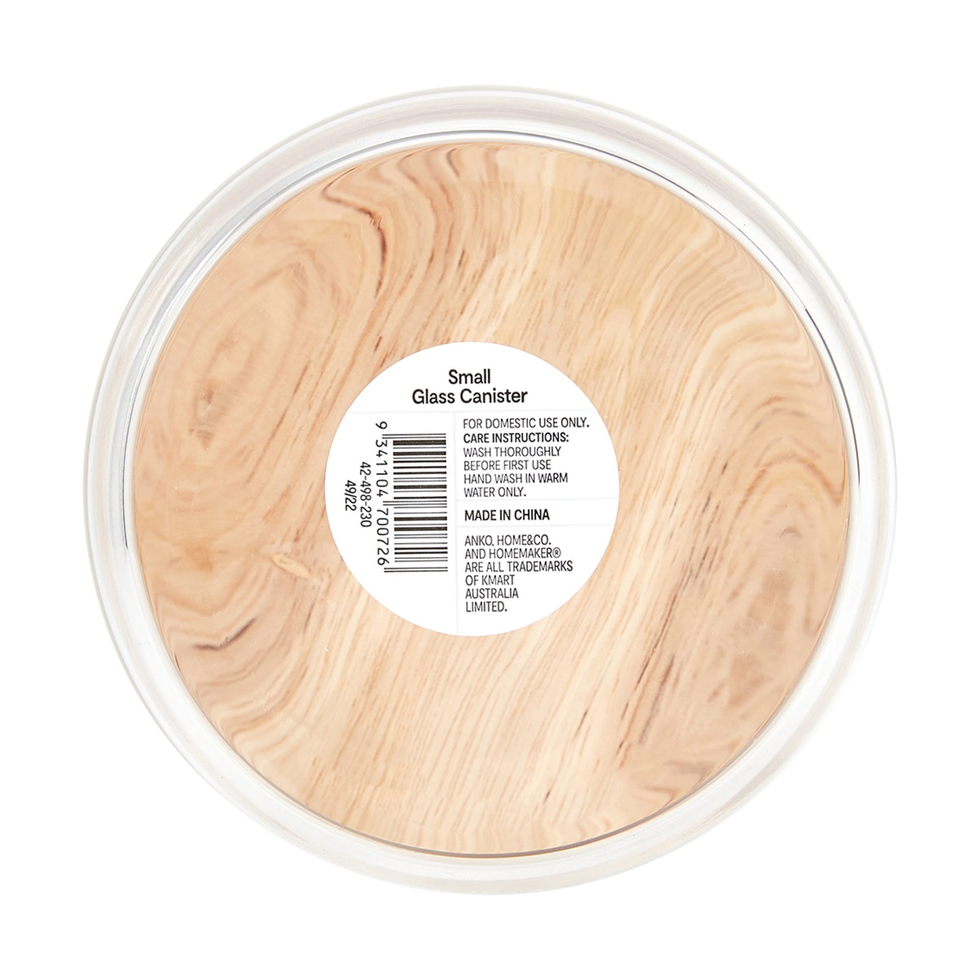 Small Glass Canister Kmart