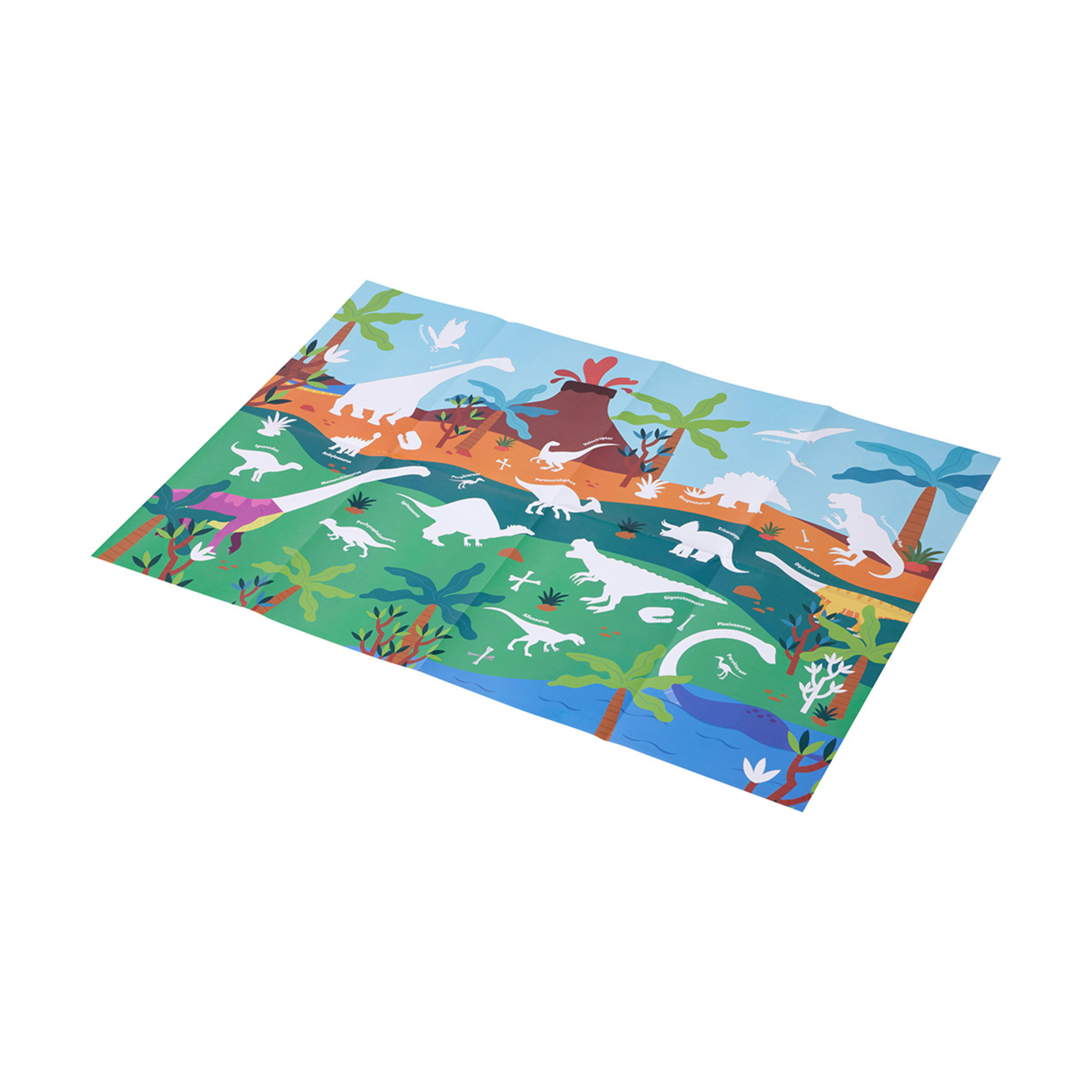 Learn About Dinosaurs Giant Educational Poster and Stickers Kmart NZ