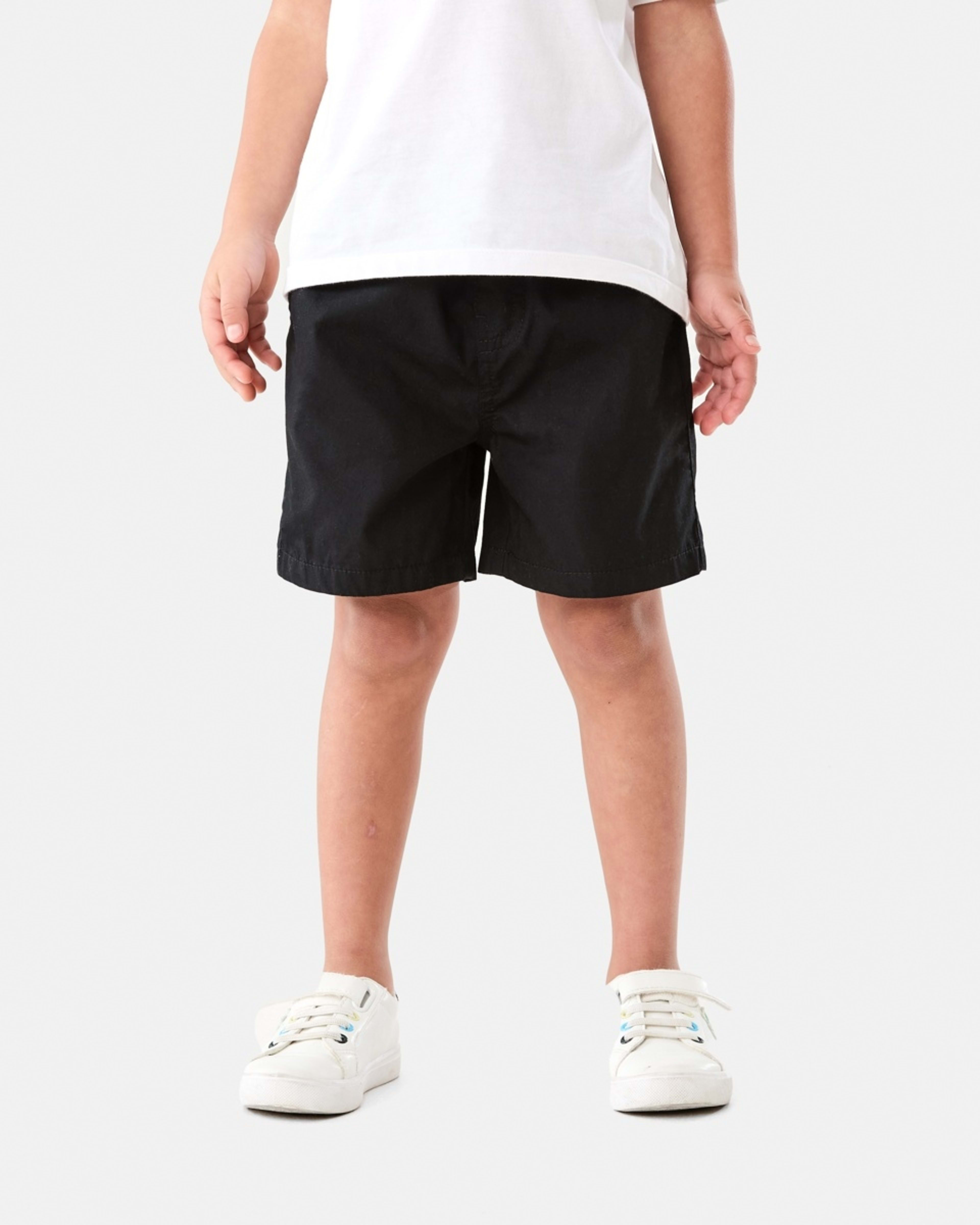 1 Poplin Shorts BLACK, 1 of 6