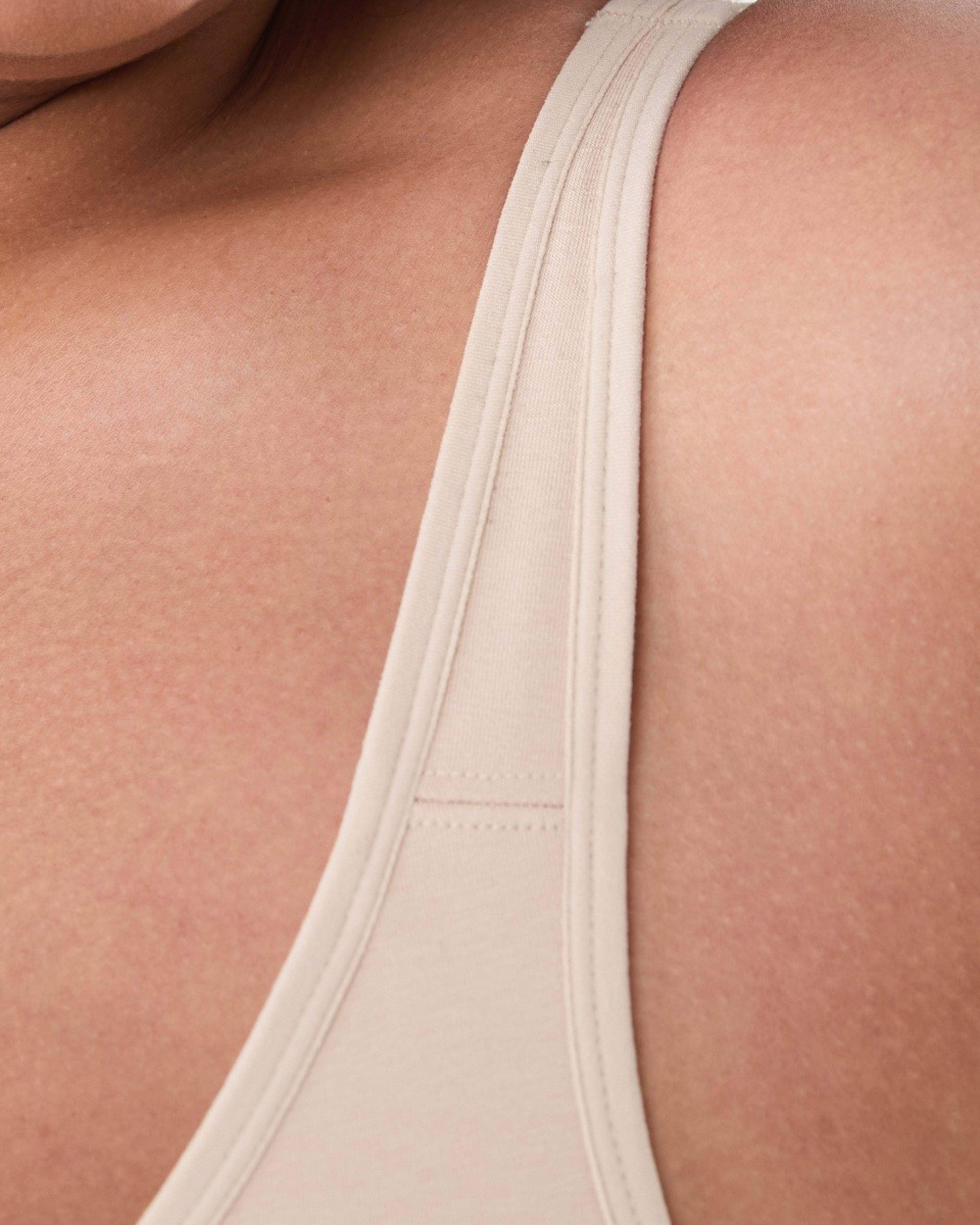 8 2 Pack Full Figure Wirefree Soft Cup Bra BEIGE, BLACK, 8 of 8