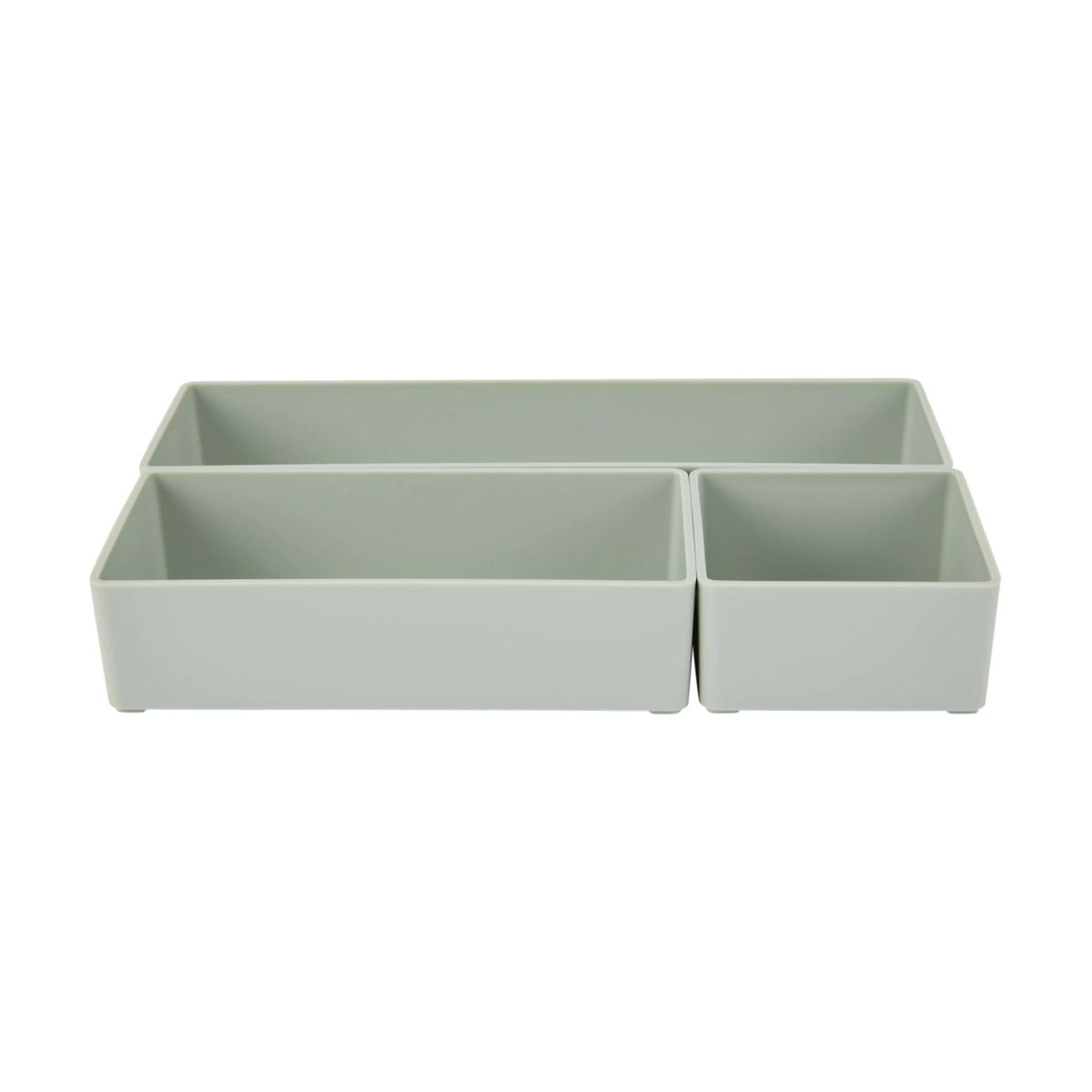2 3 Piece Desk Storage Set - Sage, 2 of 7