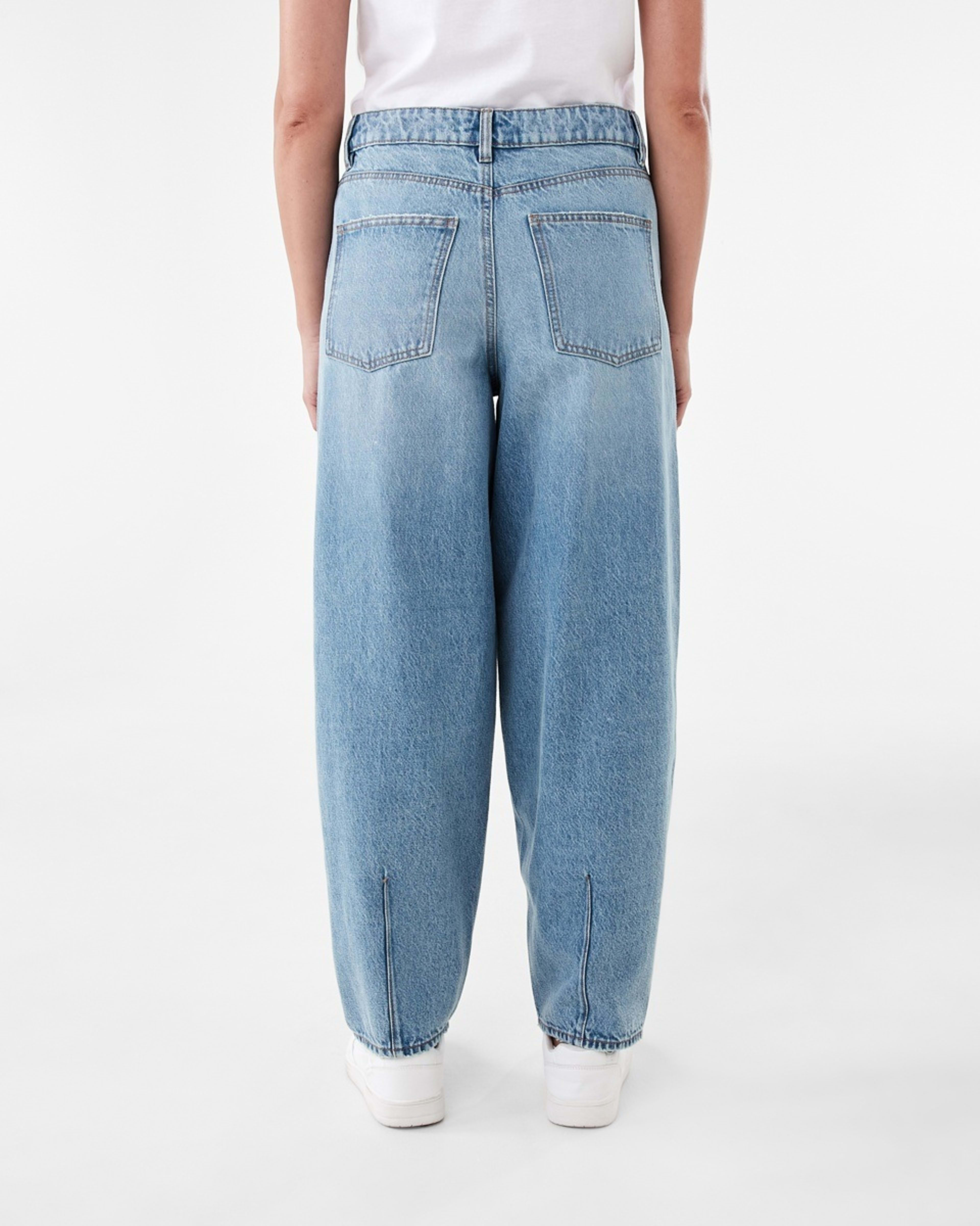 3 Barrel Leg Jeans Mid Wash, 3 of 7