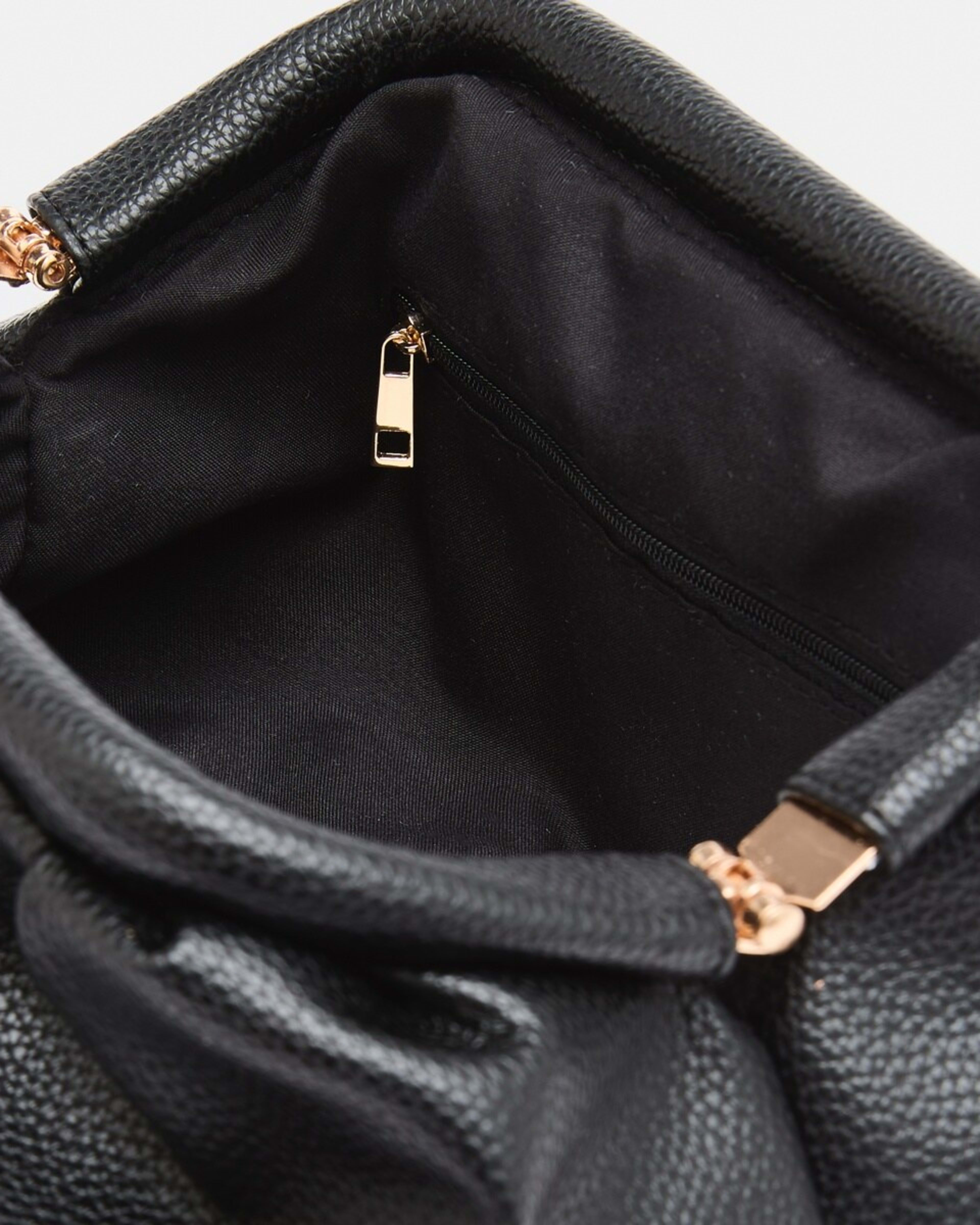 4 Puff Crossbody Bag Black, 4 of 7