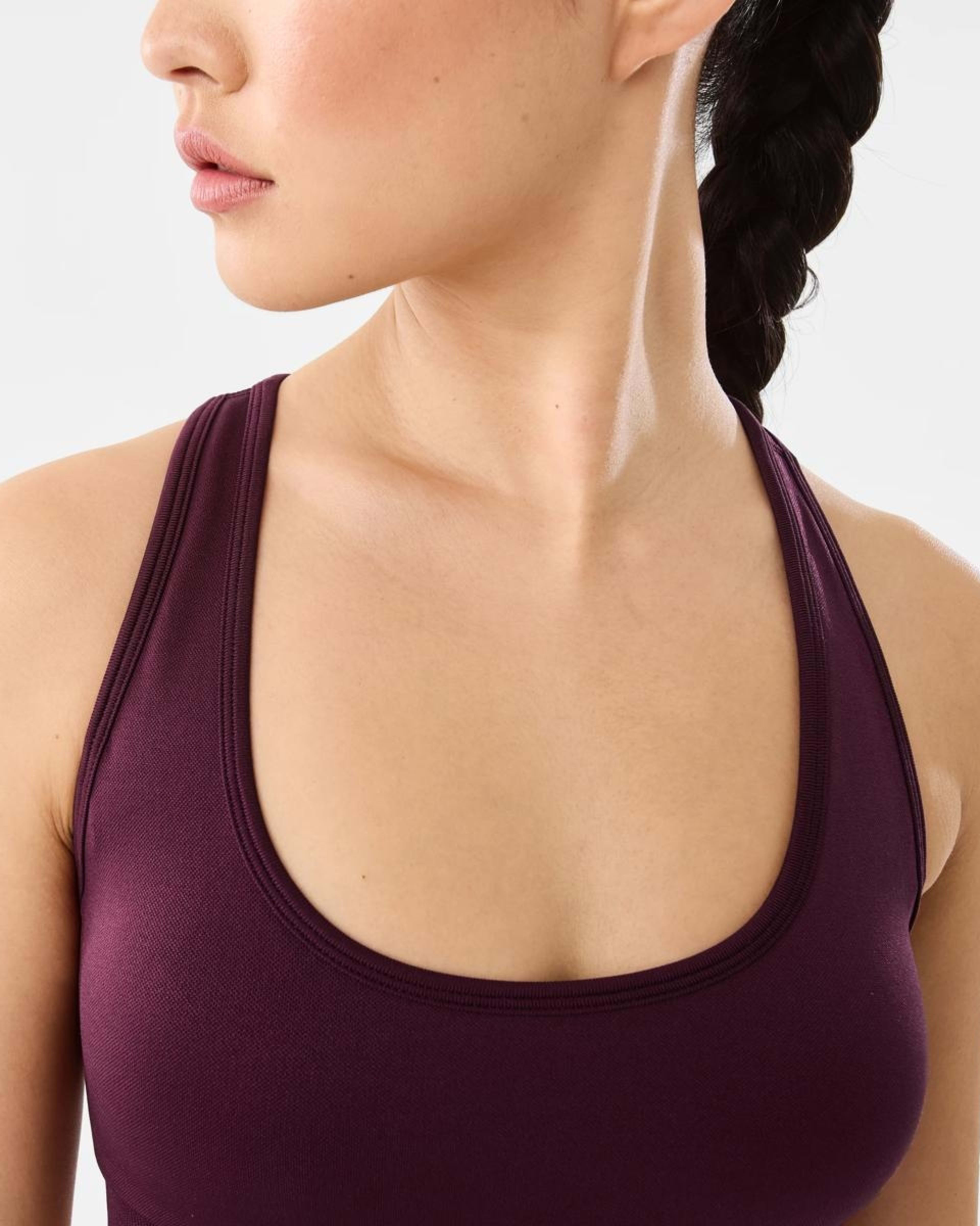 7 Everlast Womens Scoop Neck Seamfree Crop Top EVERLAST CHERRY LAQ, 7 of 10