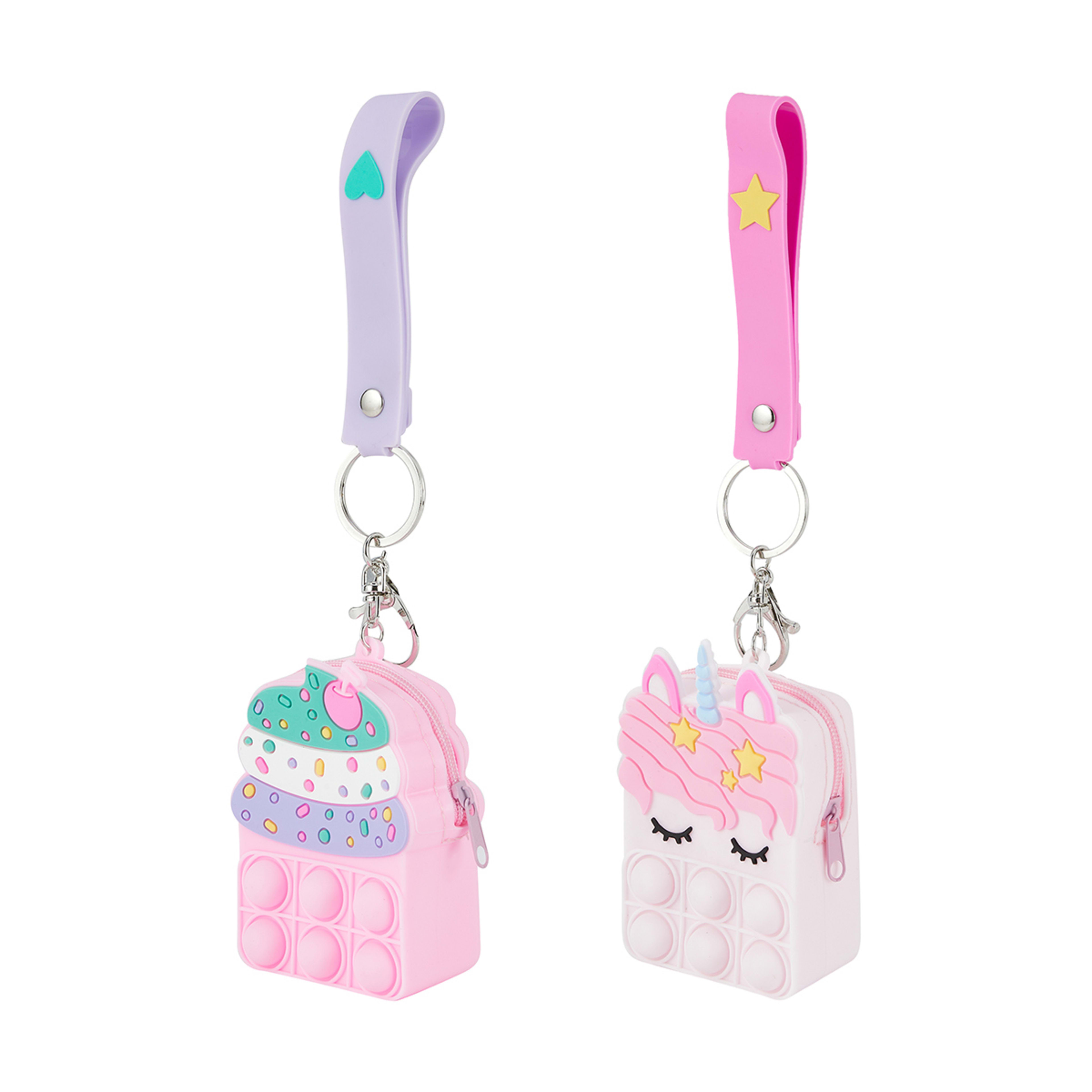 Keyring Popper Coin Purse Assorted Kmart