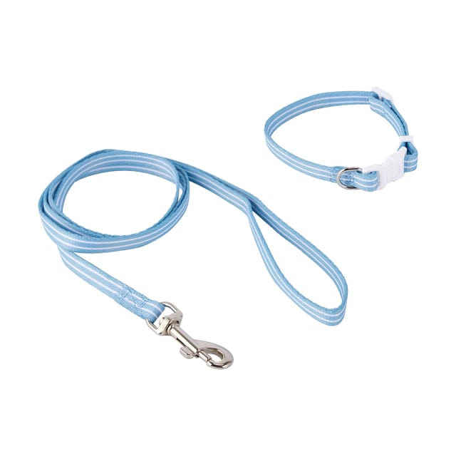 Puppy Collar & Lead Blue Kmart