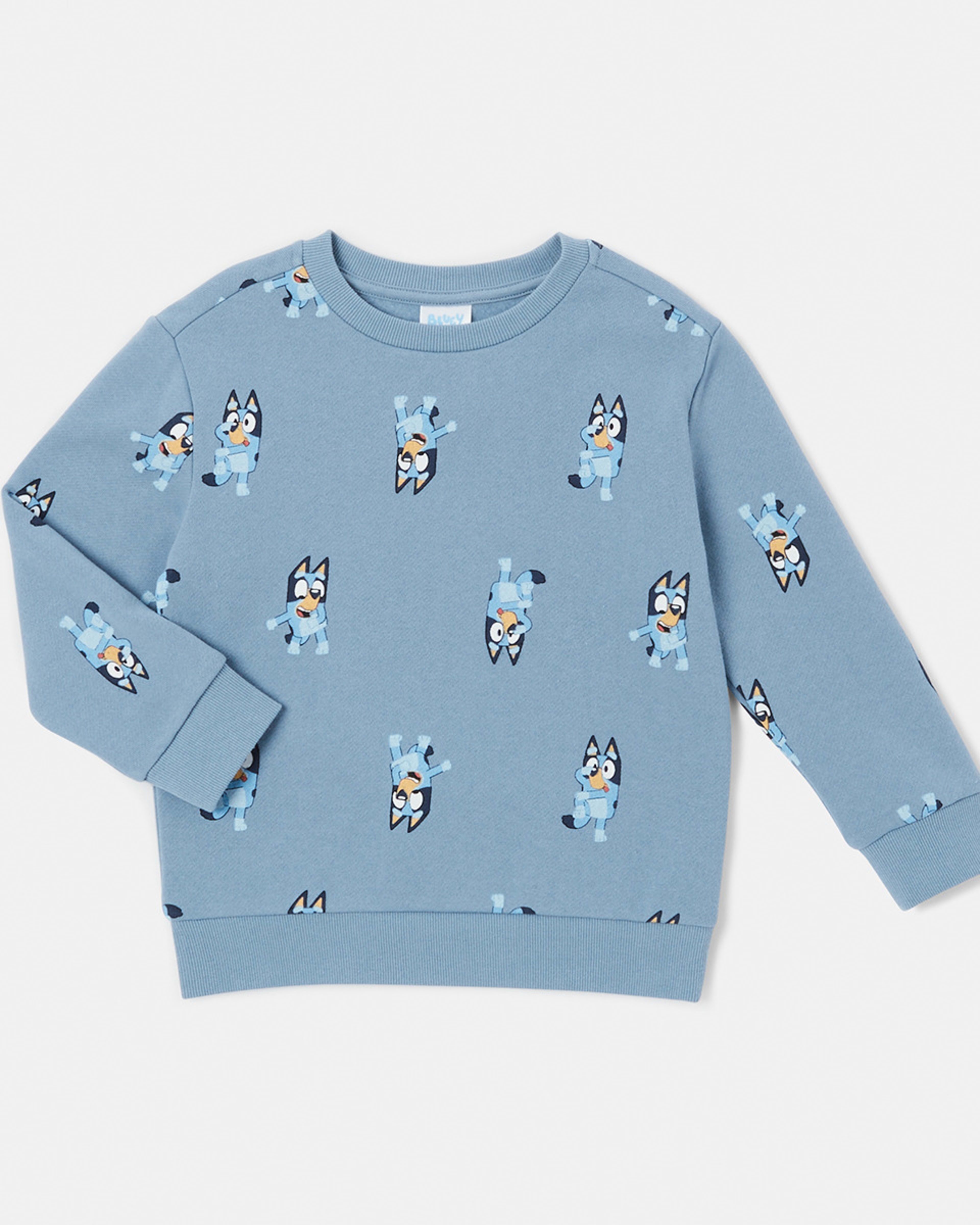 Bluey License Crew Neck Sweatshirt Kmart