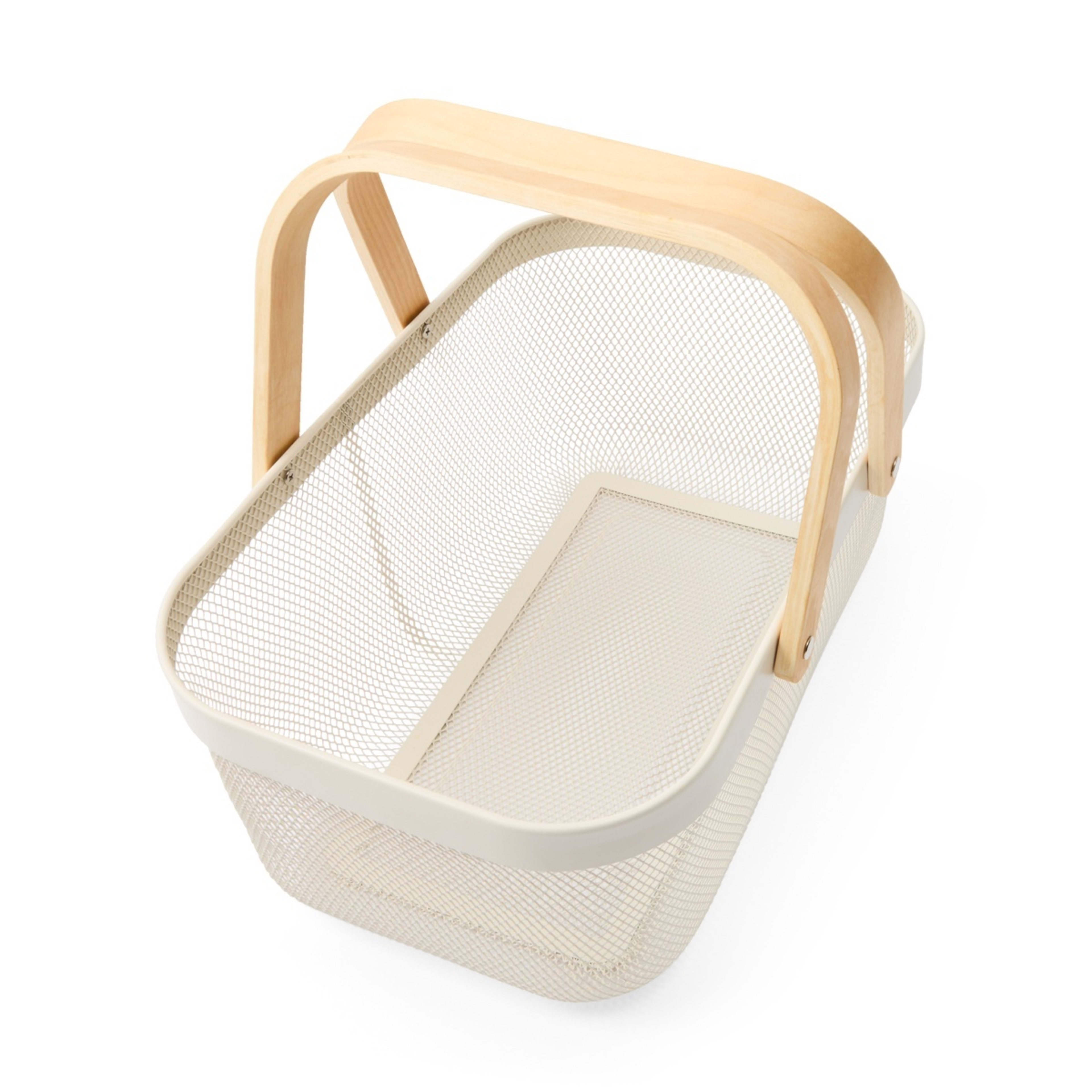 3 Mesh Basket - Large, White, 3 of 7