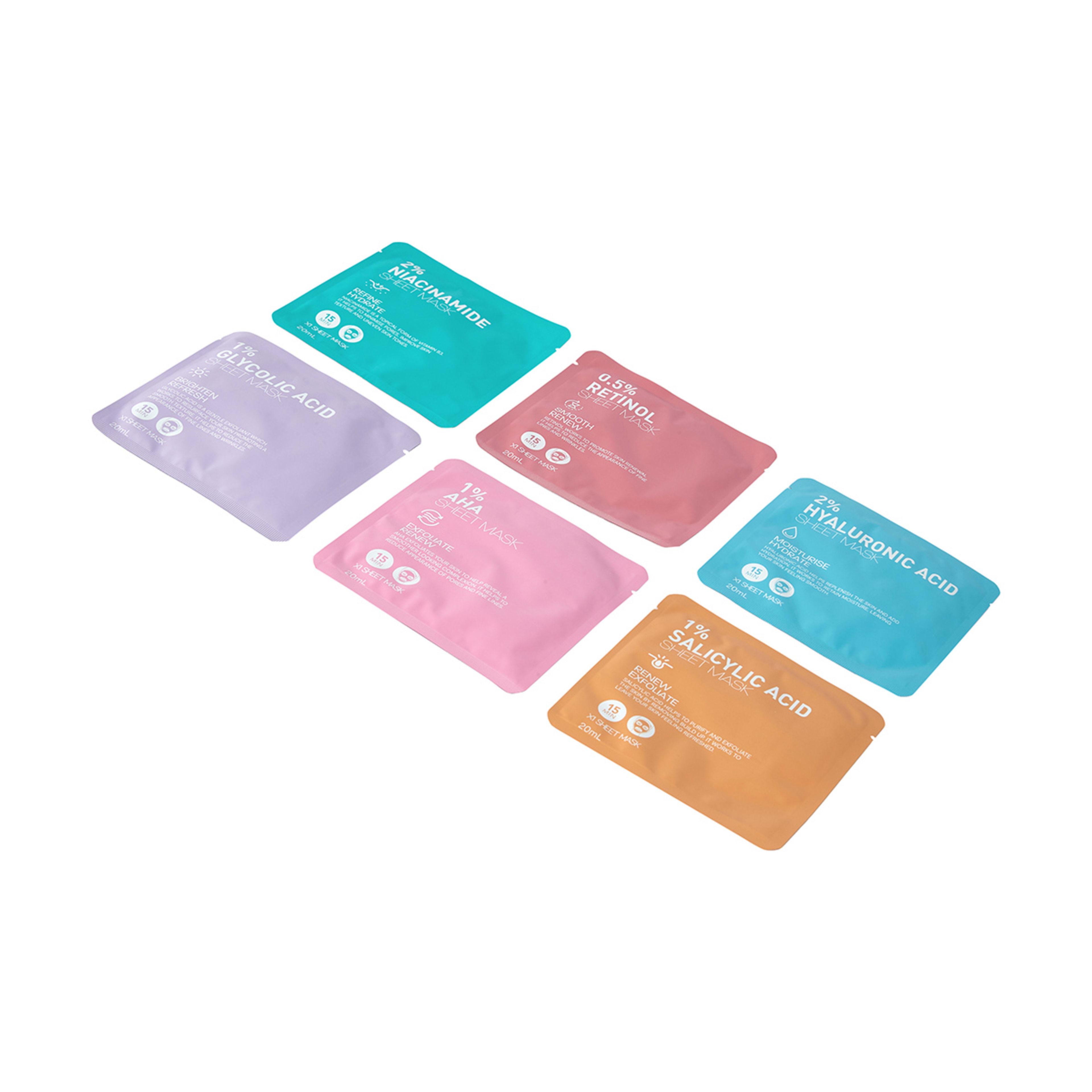 3 6 Pack Multi Masking Treatment Sheet Masks, 3 of 5