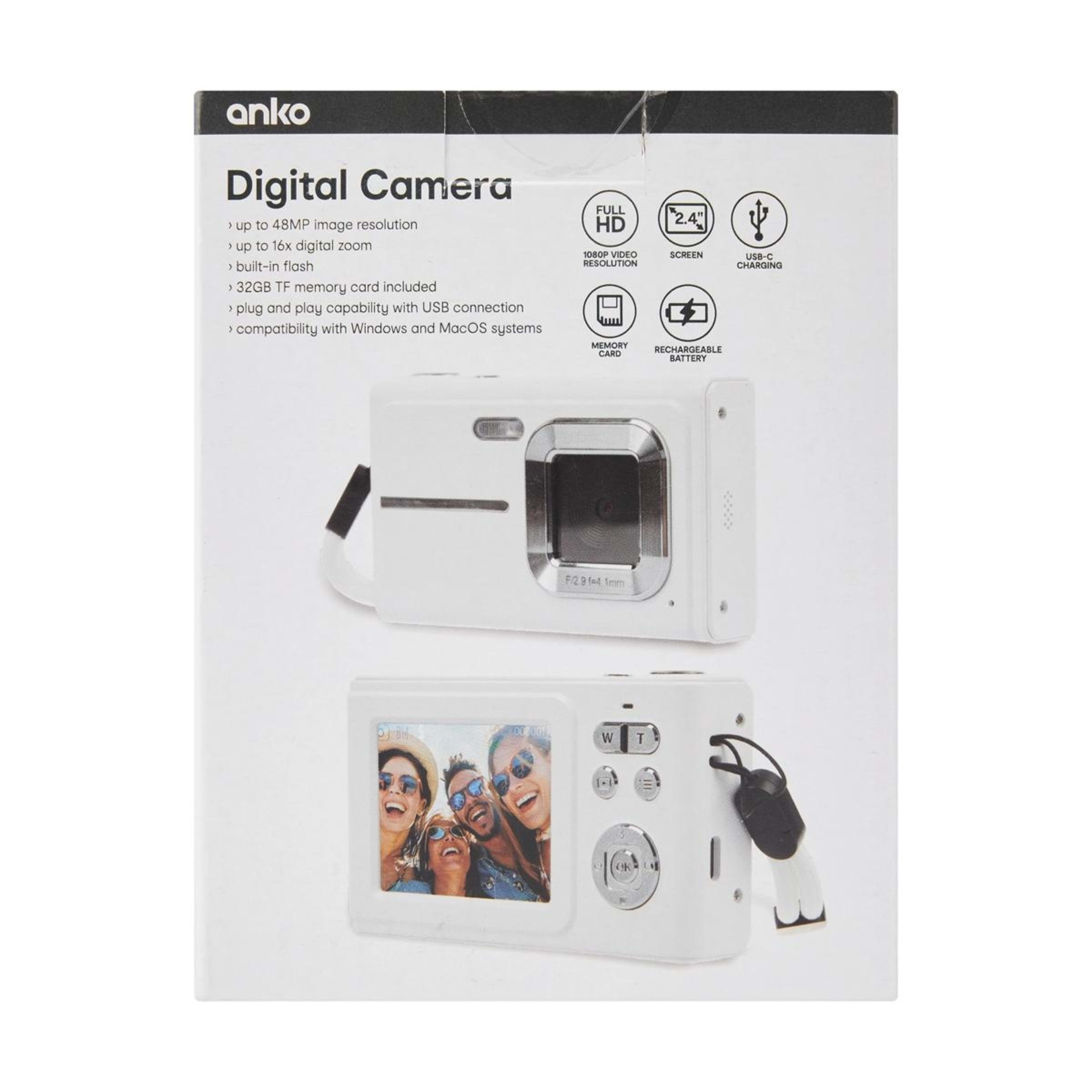9 Digital Camera - White, 9 of 9