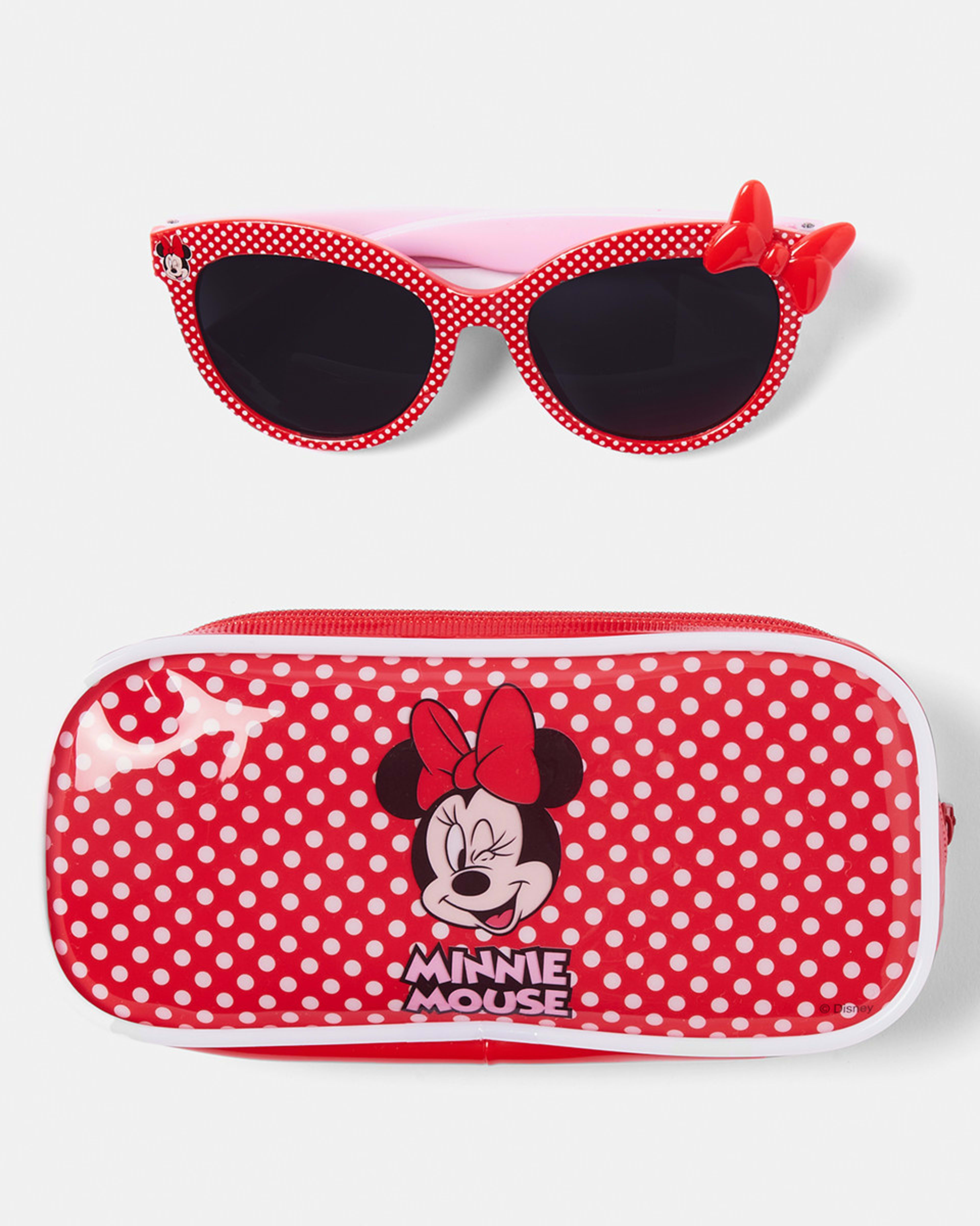 Disney Minnie Mouse License Bow Sunglasses and Case Set Kmart