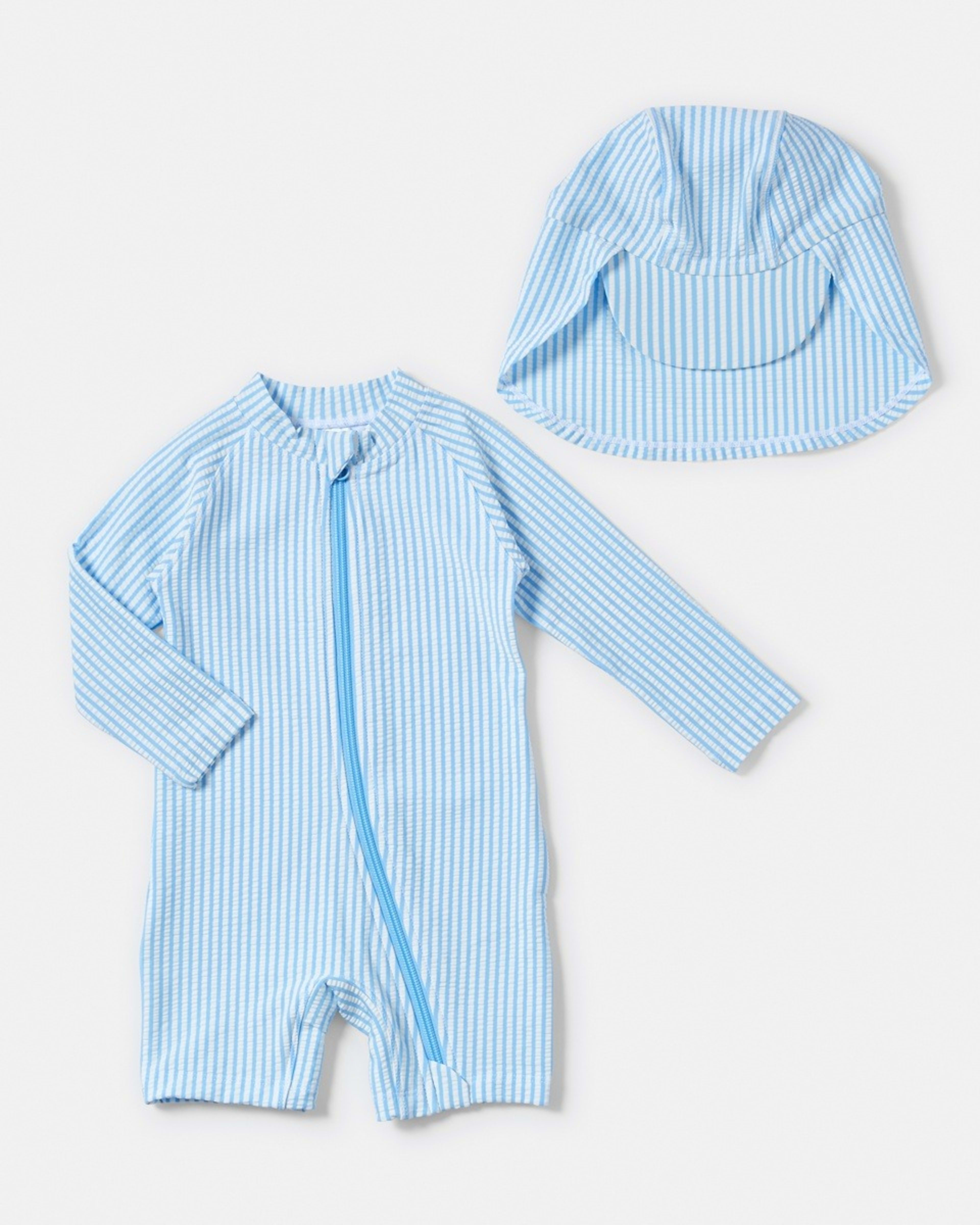 1 Rashie Suit Set BLUE STRIPES