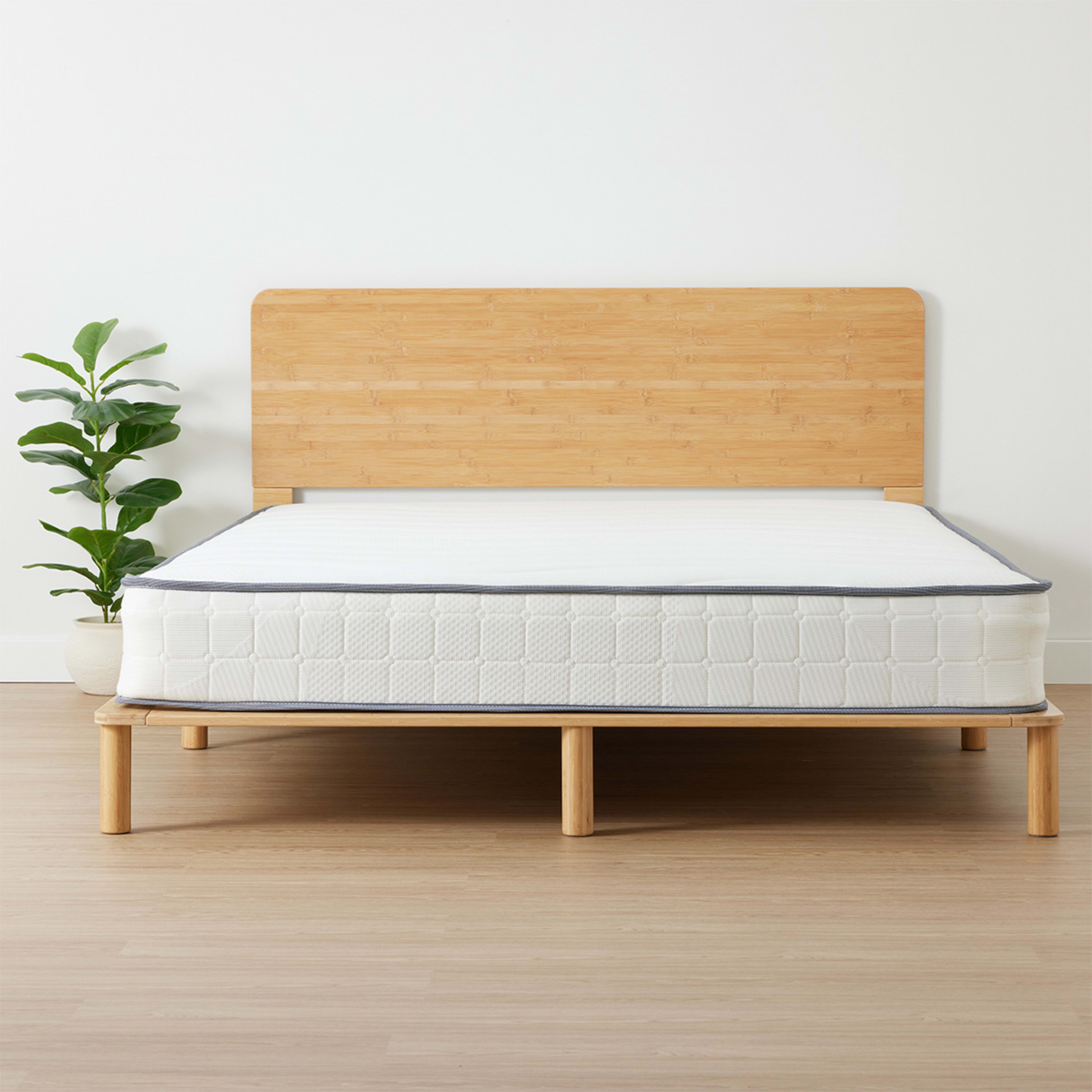 Queen Bed Evalyn Timber Bed Frame - Kmart