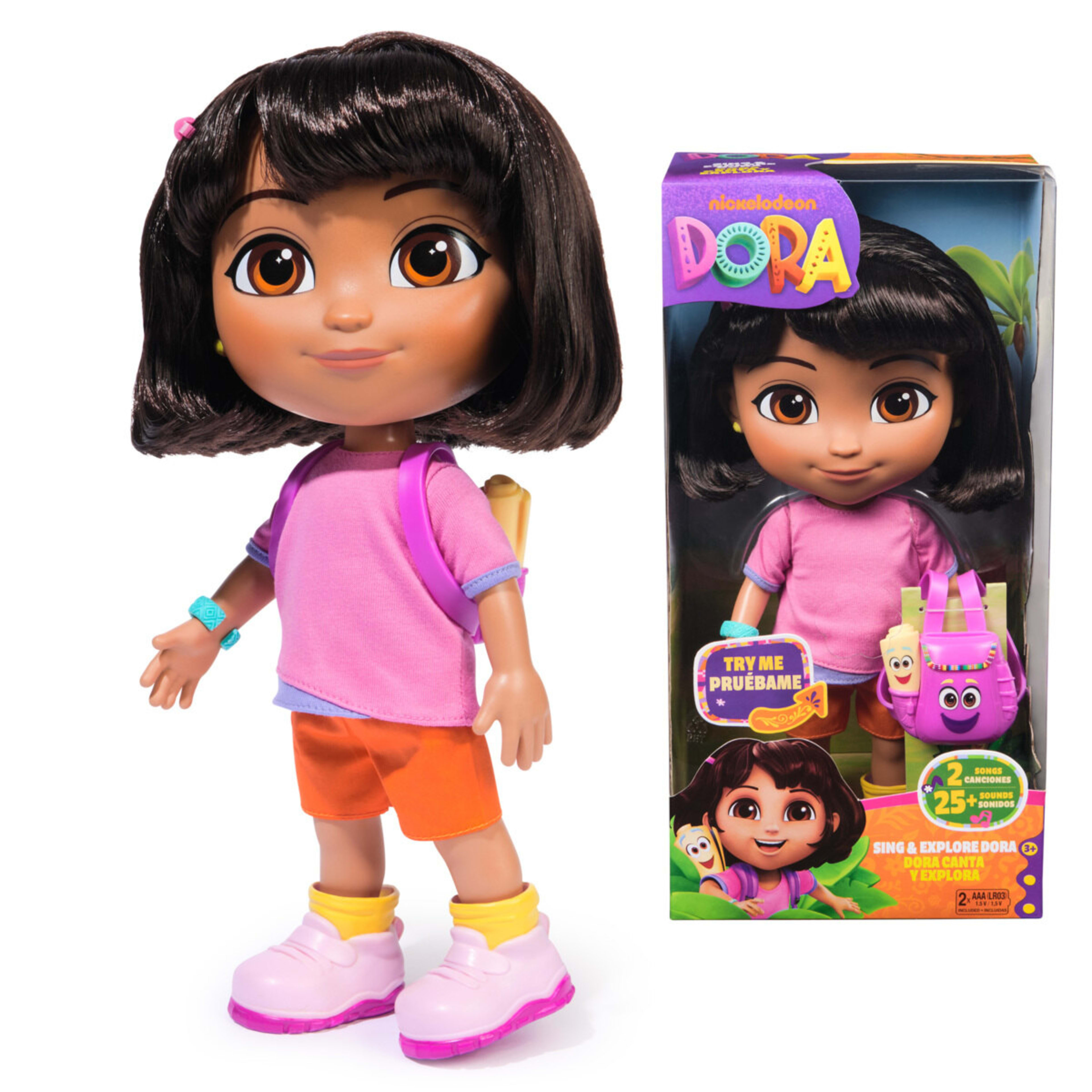 1 Nickelodeon Dora: Sing & Explore Dora Doll, 1 of 8