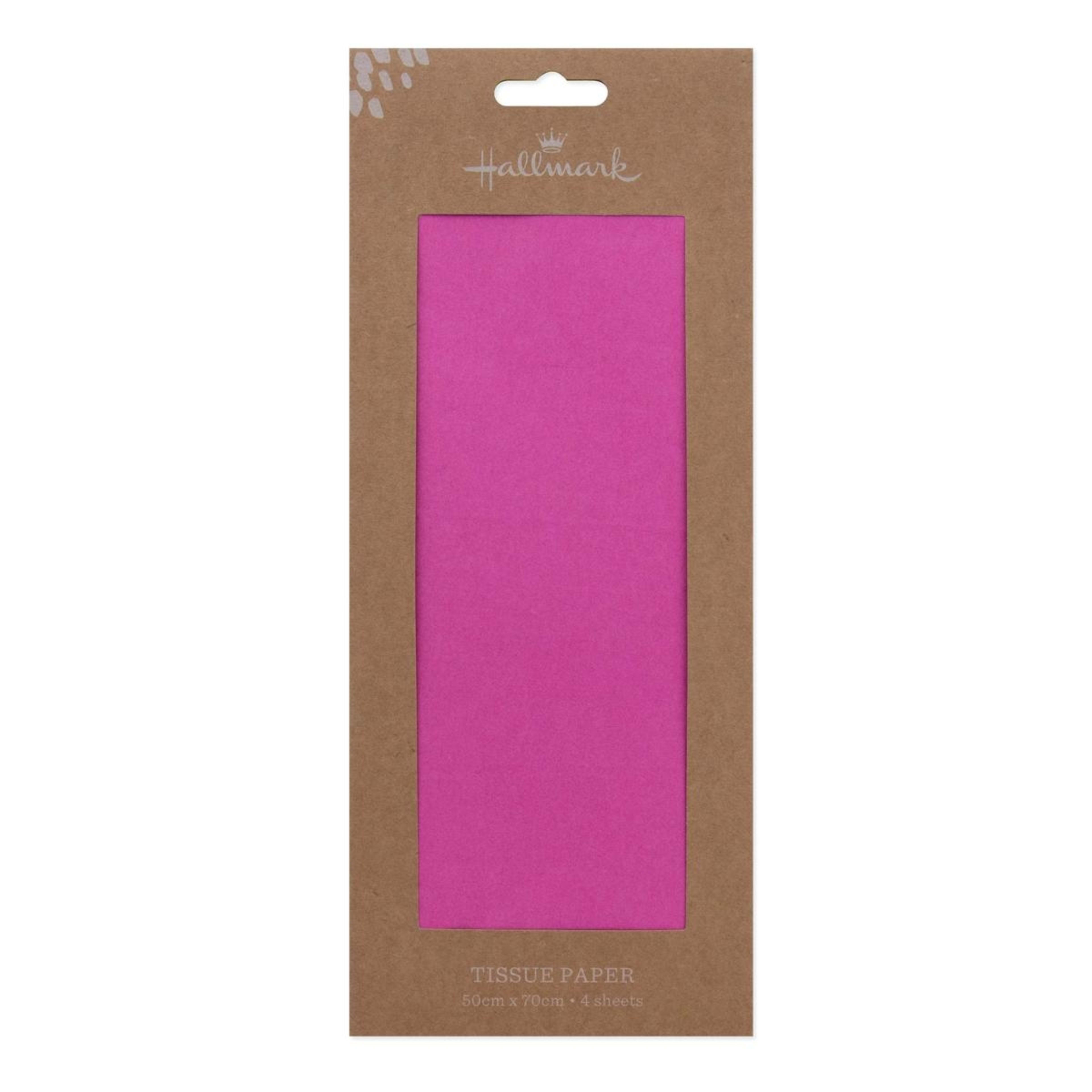 1 4 Pack Hallmark Tissue Paper - Bright Pink, 1 of 2