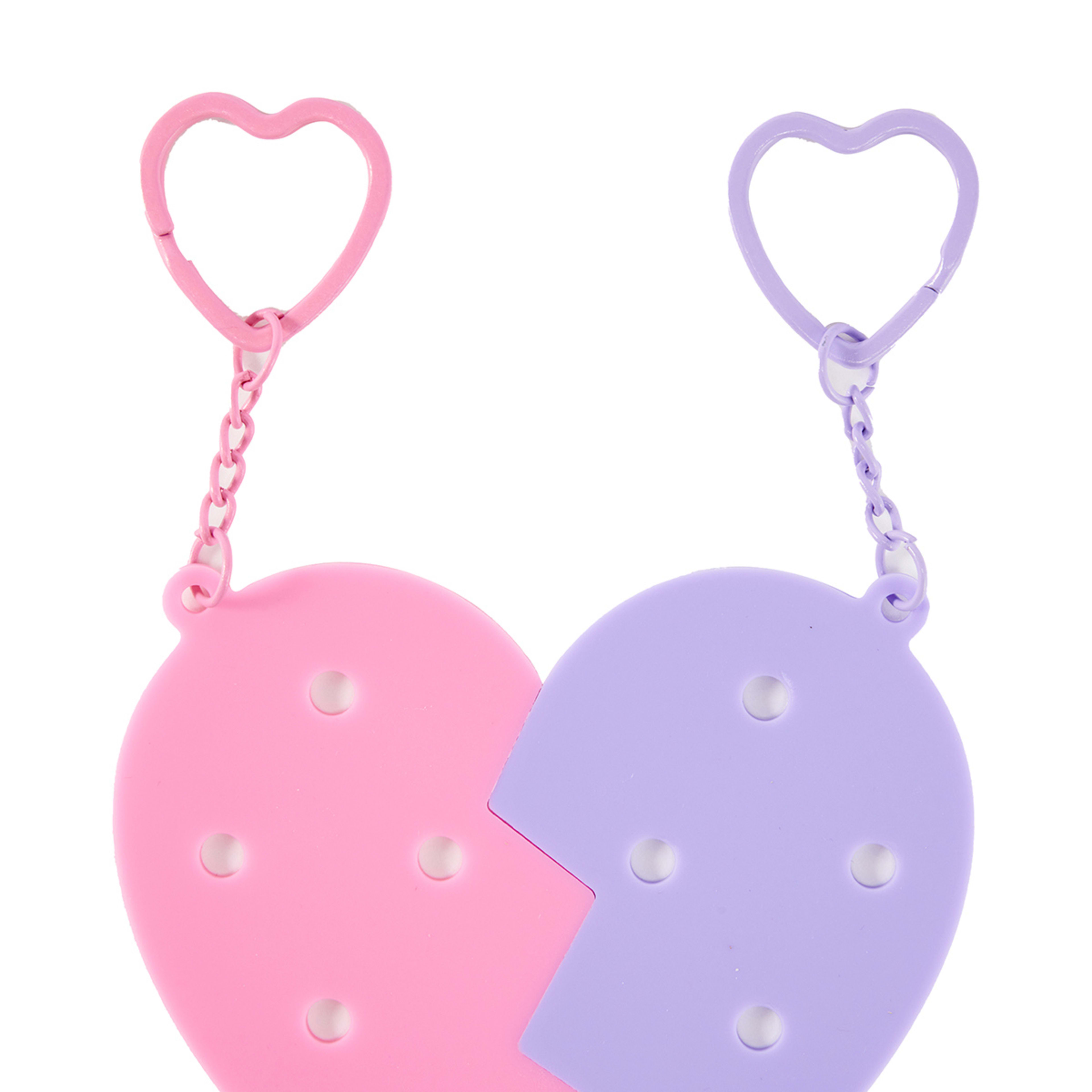 5 Heart-Shaped Keyring and Jelly Charms Set, 5 of 7