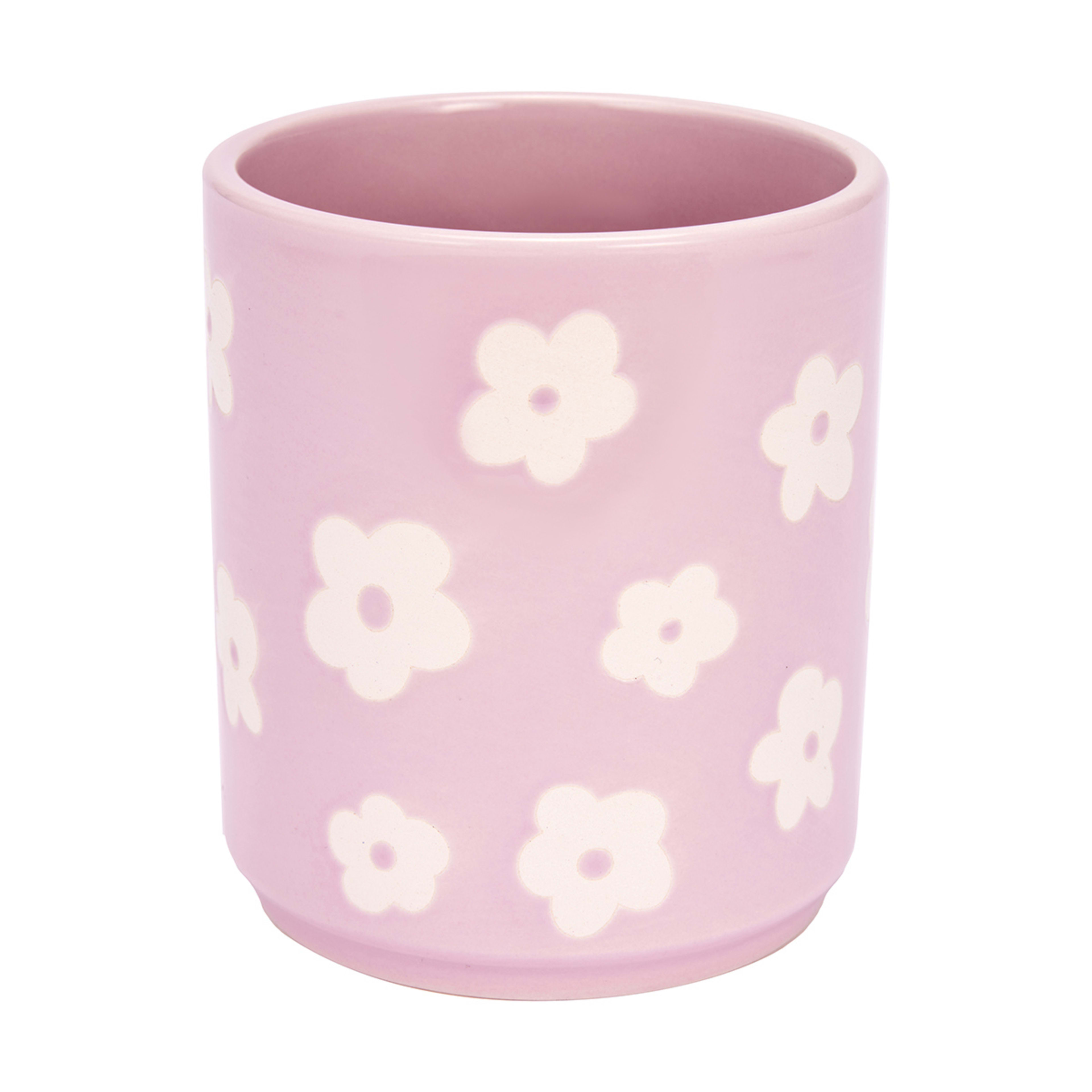 Ceramic Pen Cup Flower Kmart