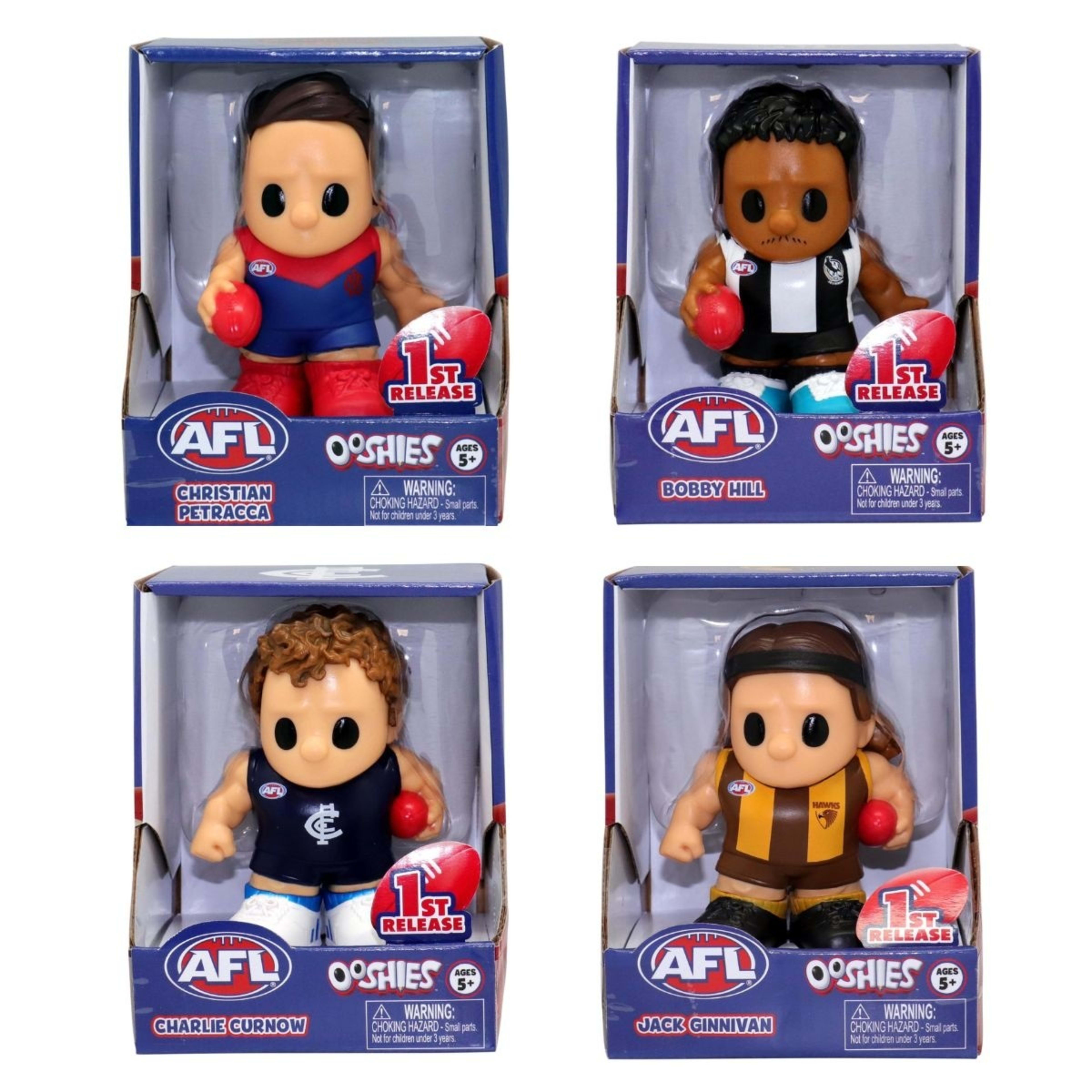 1 10cm AFL Ooshies Figure Collectible - Assorted