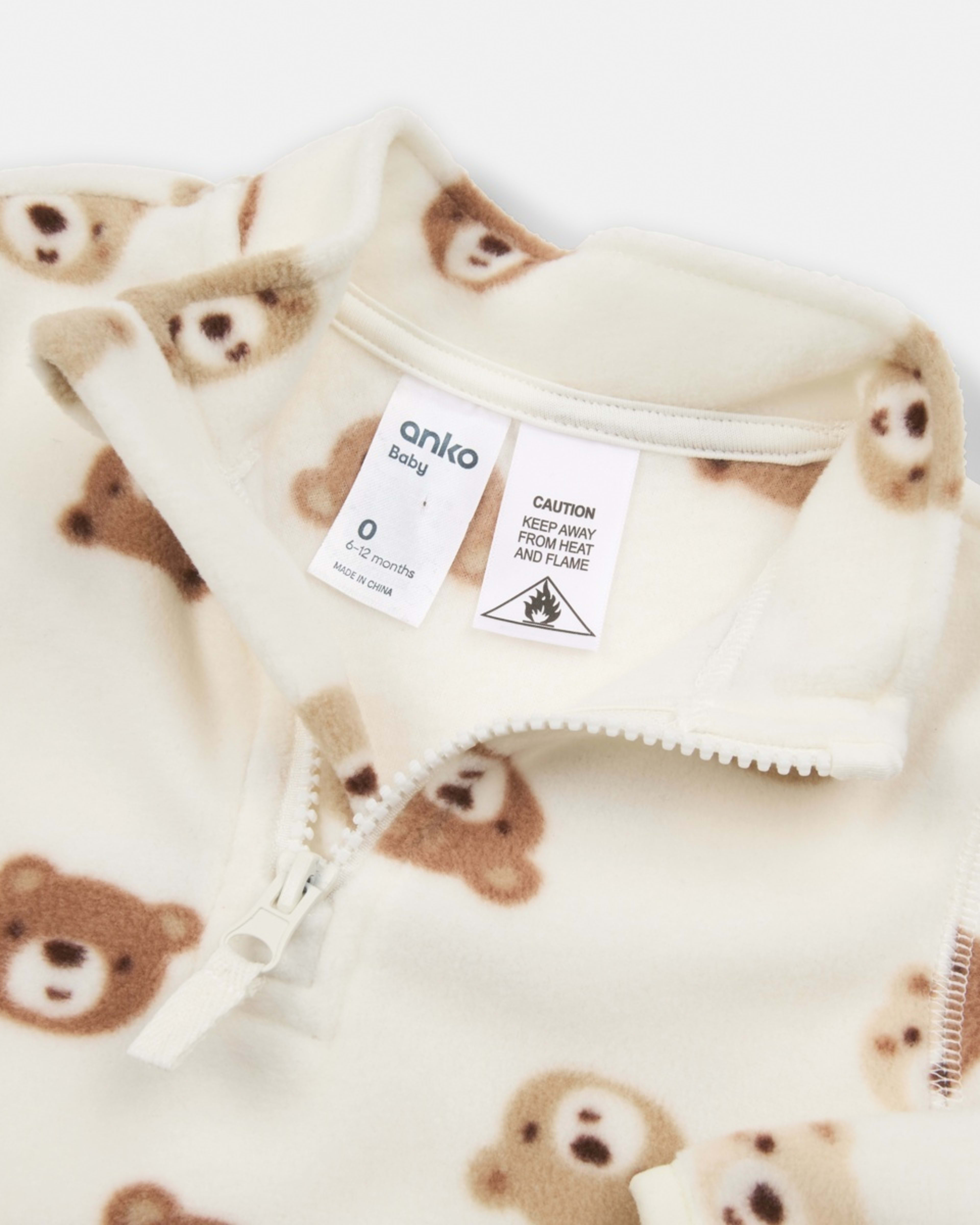 3 Polar Fleece Set Bge Teddy, 3 of 5