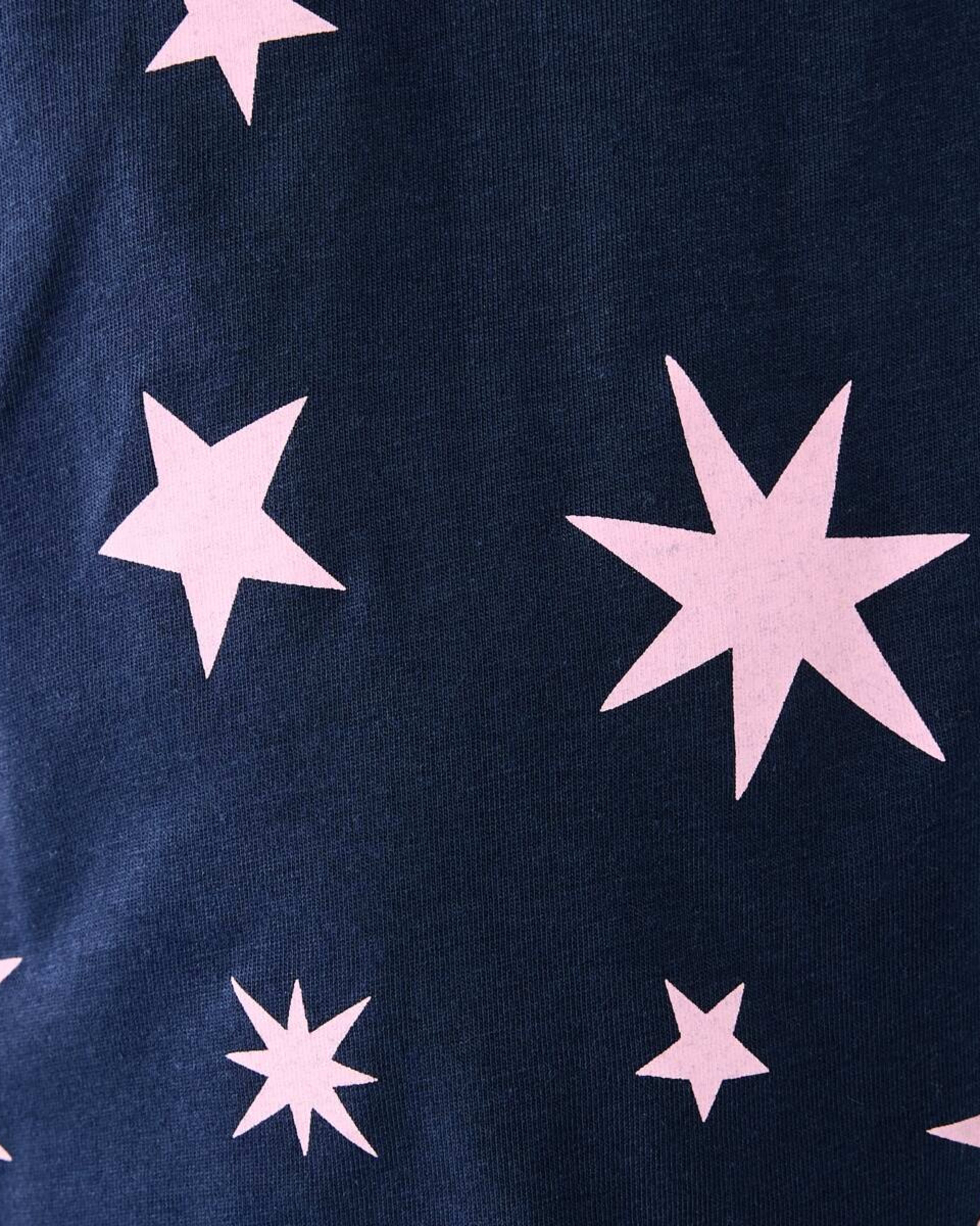 4 Knit Pyjama Set Navy Stars, 4 of 8