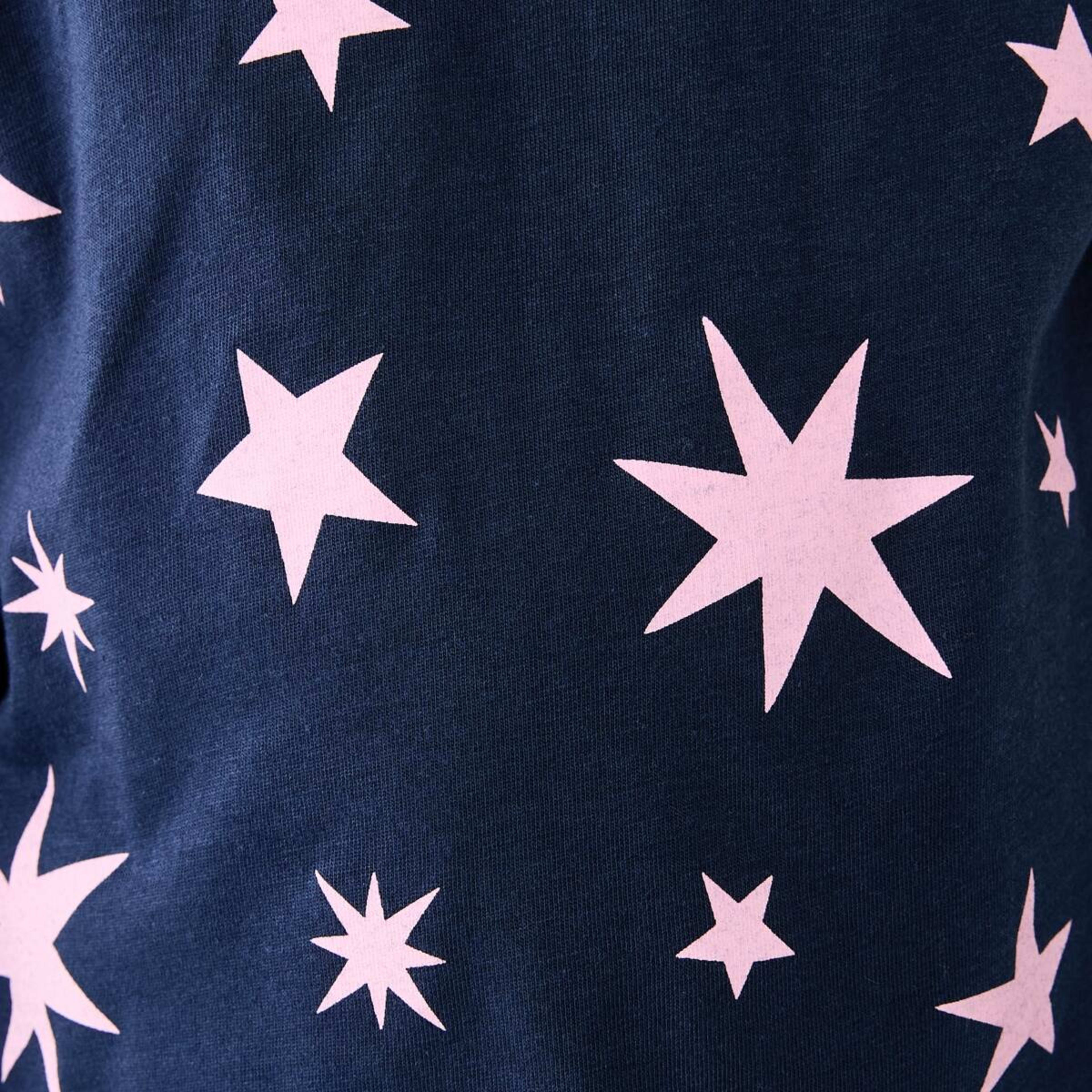 4 Knit Pyjama Set Navy Stars, 4 of 8