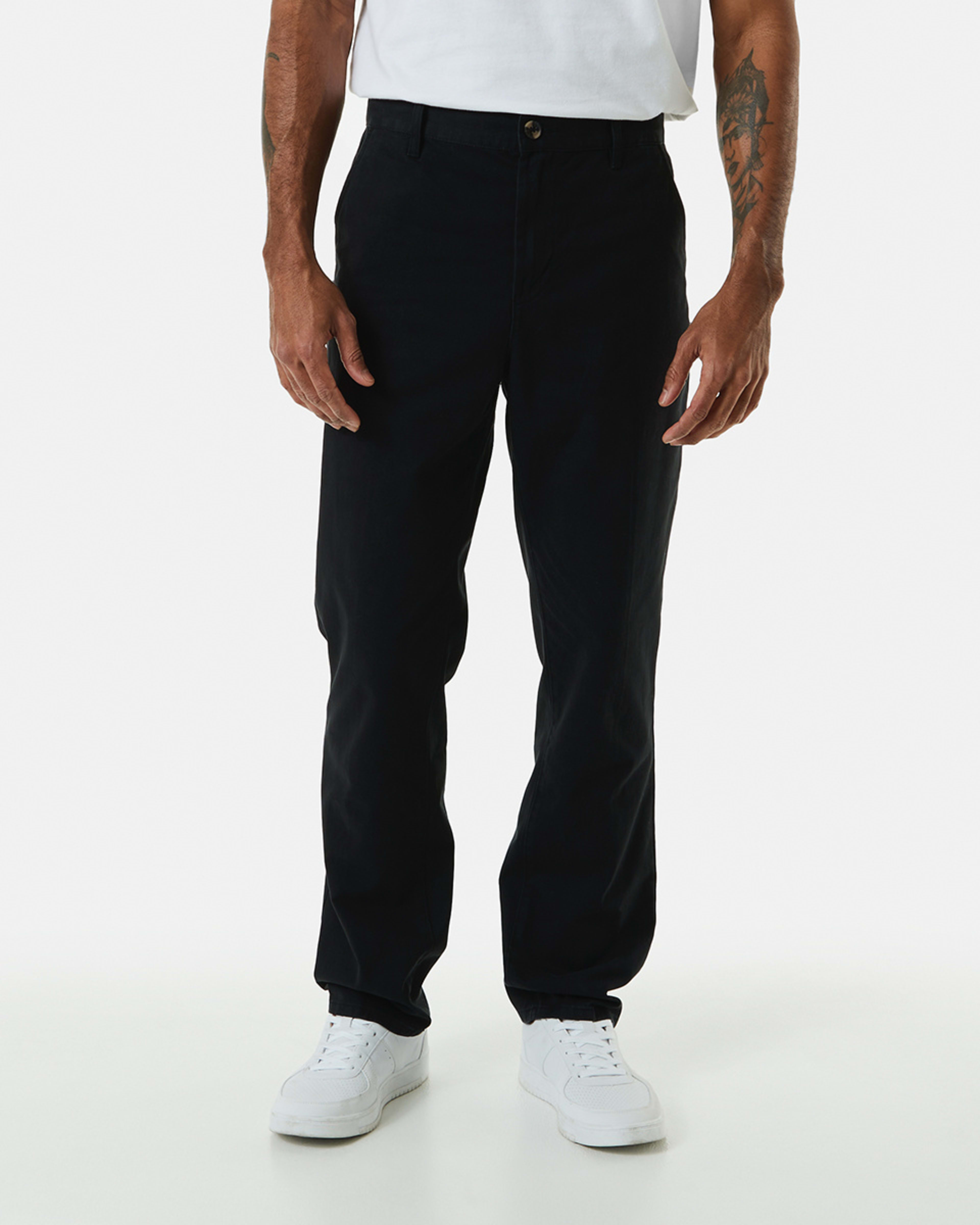 1 Straight Chino Pants Black, 1 of 5