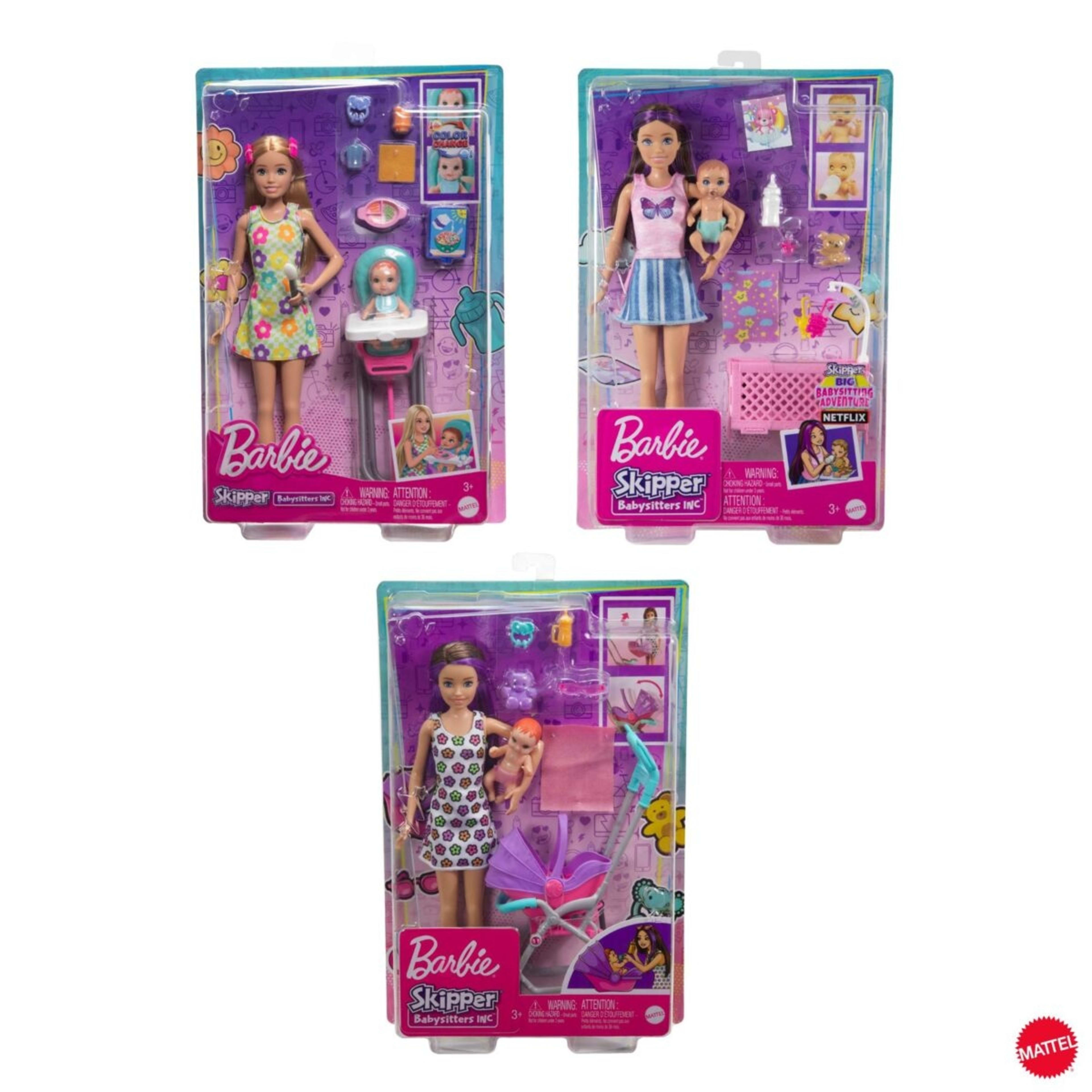 1 Barbie Skipper Babysitter Inc. Playset - Assorted