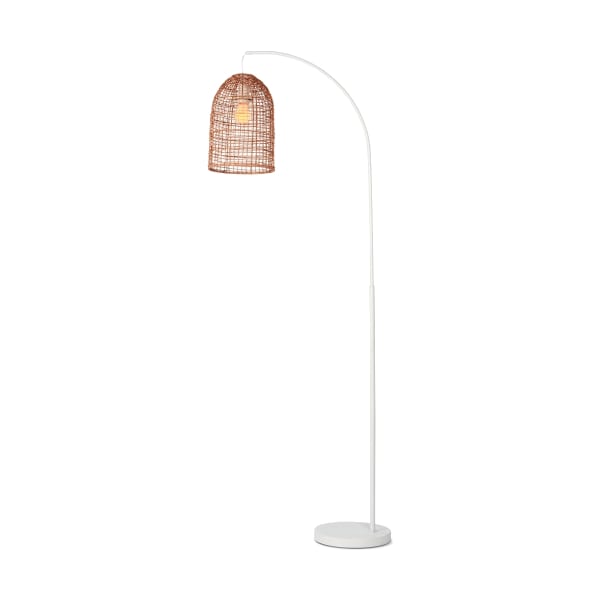 Rattan Shade Floor Lamp Kmart, What Size Shade For Floor Lamp