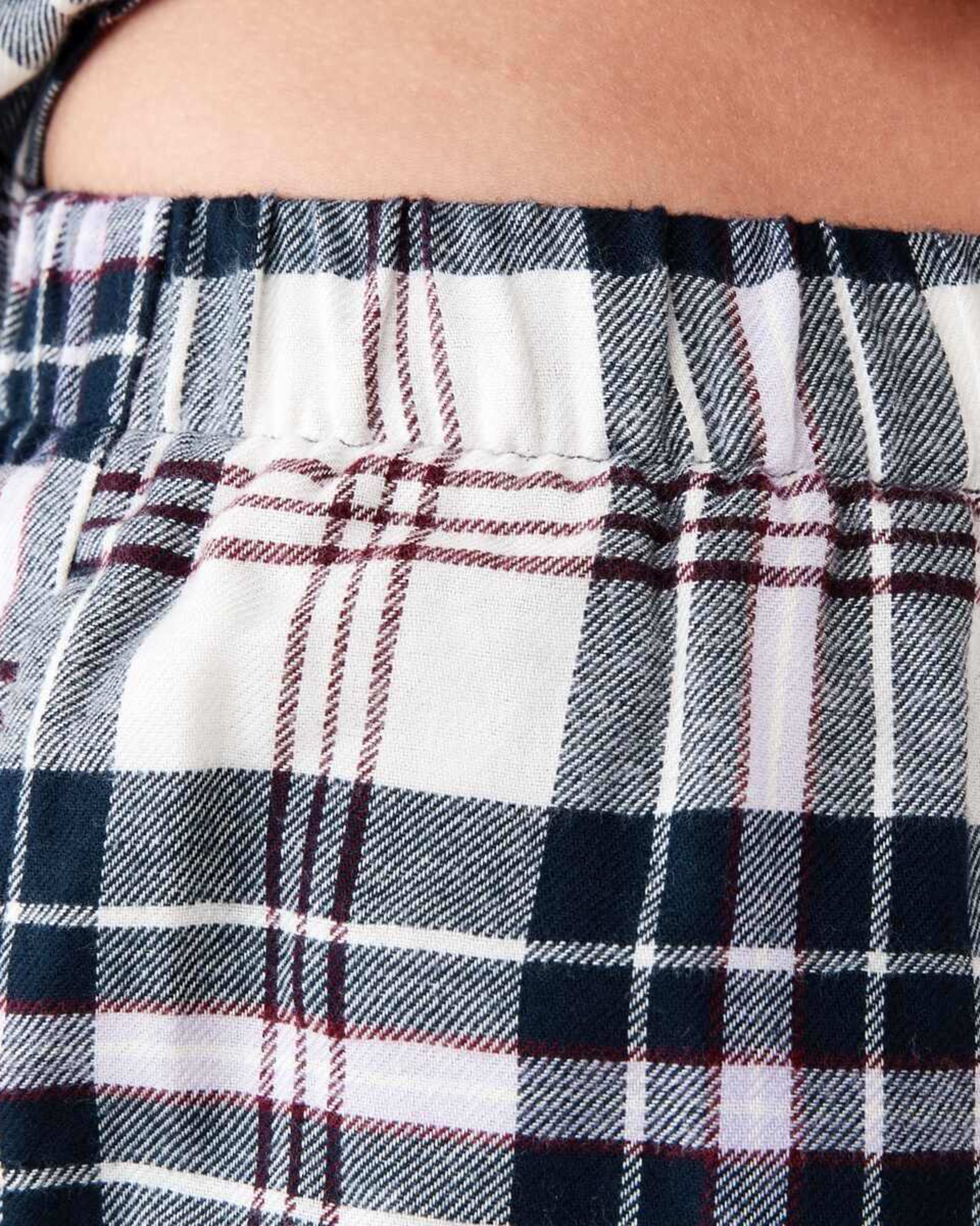 6 Relaxed Boyfriend Flannel Pyjama Set Mx Tartan, 6 of 7