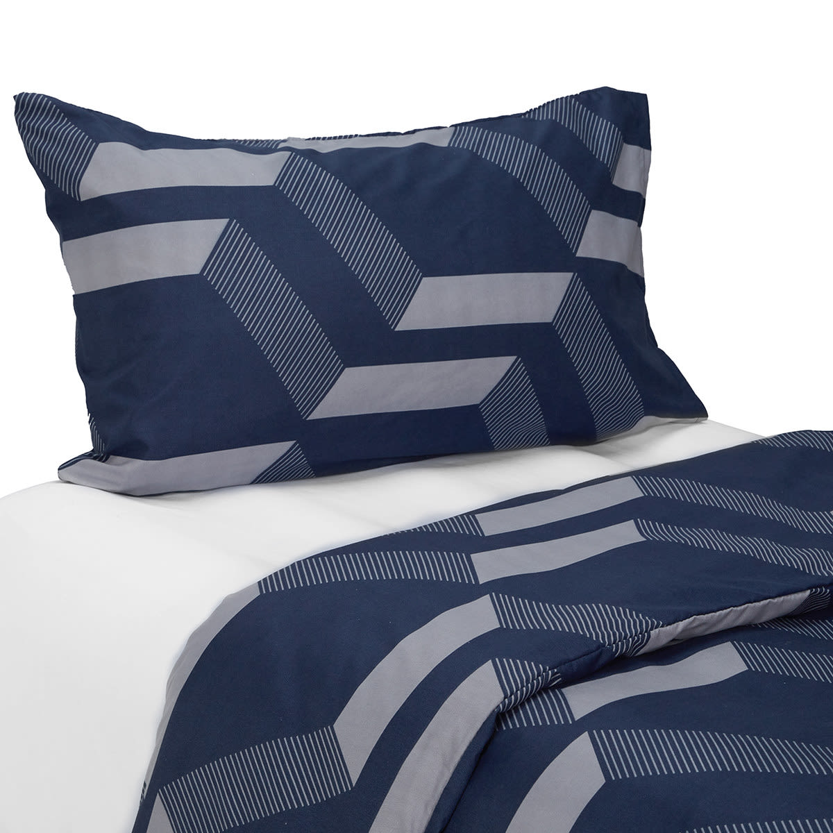 Braxton Quilt Cover Set Single Bed Kmart