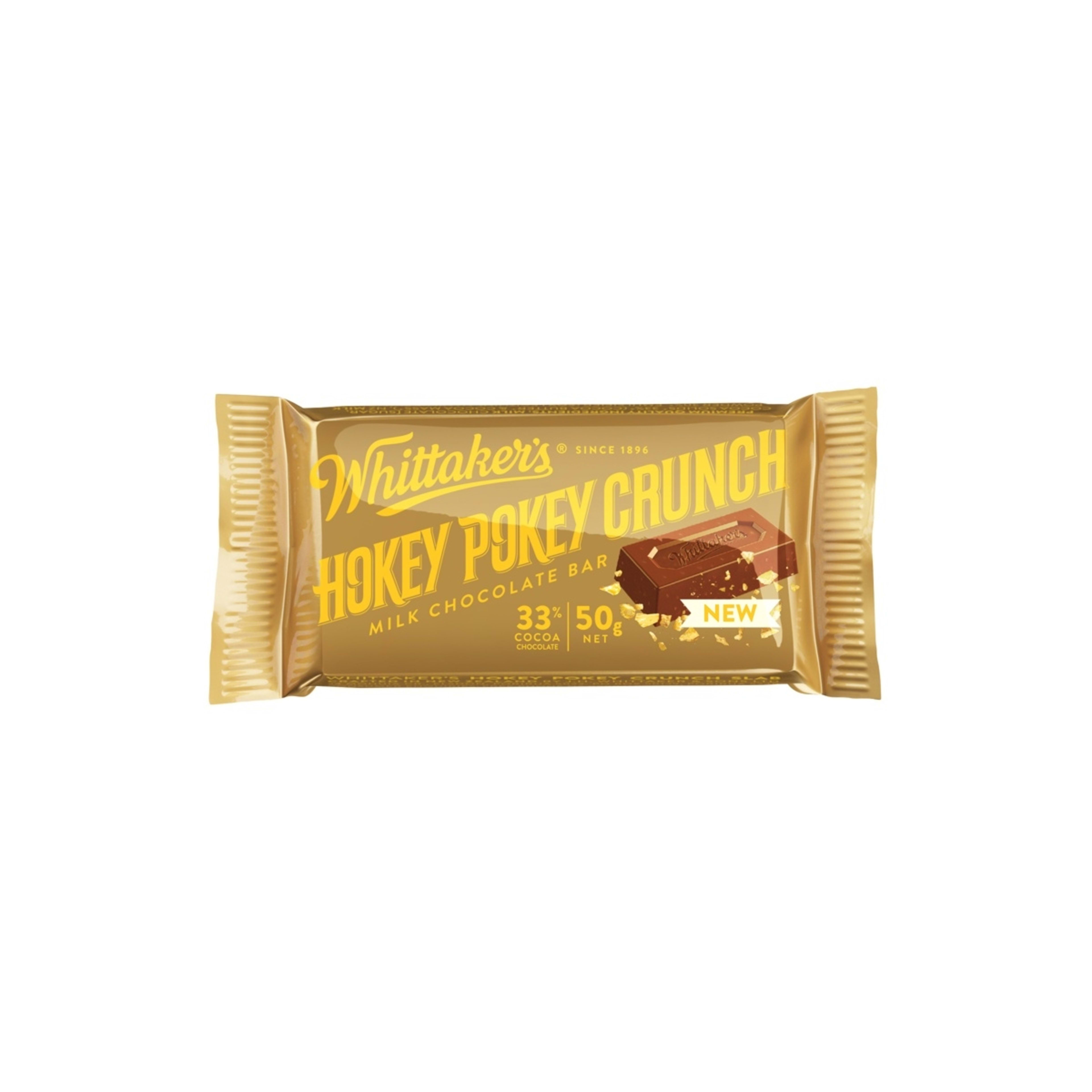 1 Whittaker's Hokey Pokey Crunch Milk Chocolate Bar 50g